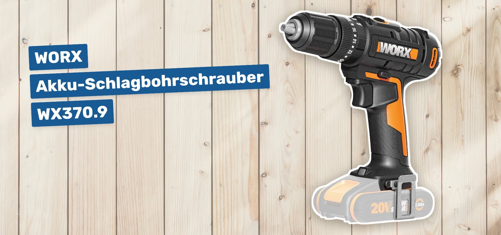 WORX Akku-Schlagbohrschrauber WX370.9