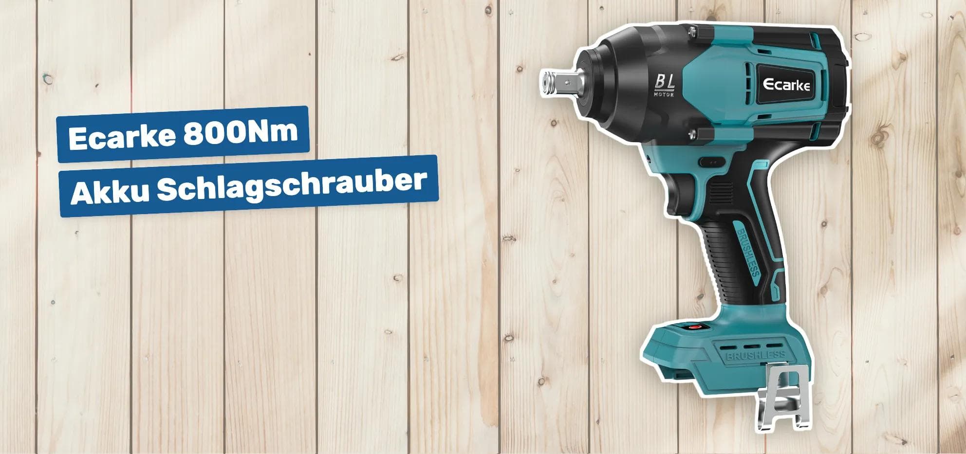 Ecarke 800Nm Akku Schlagschrauber