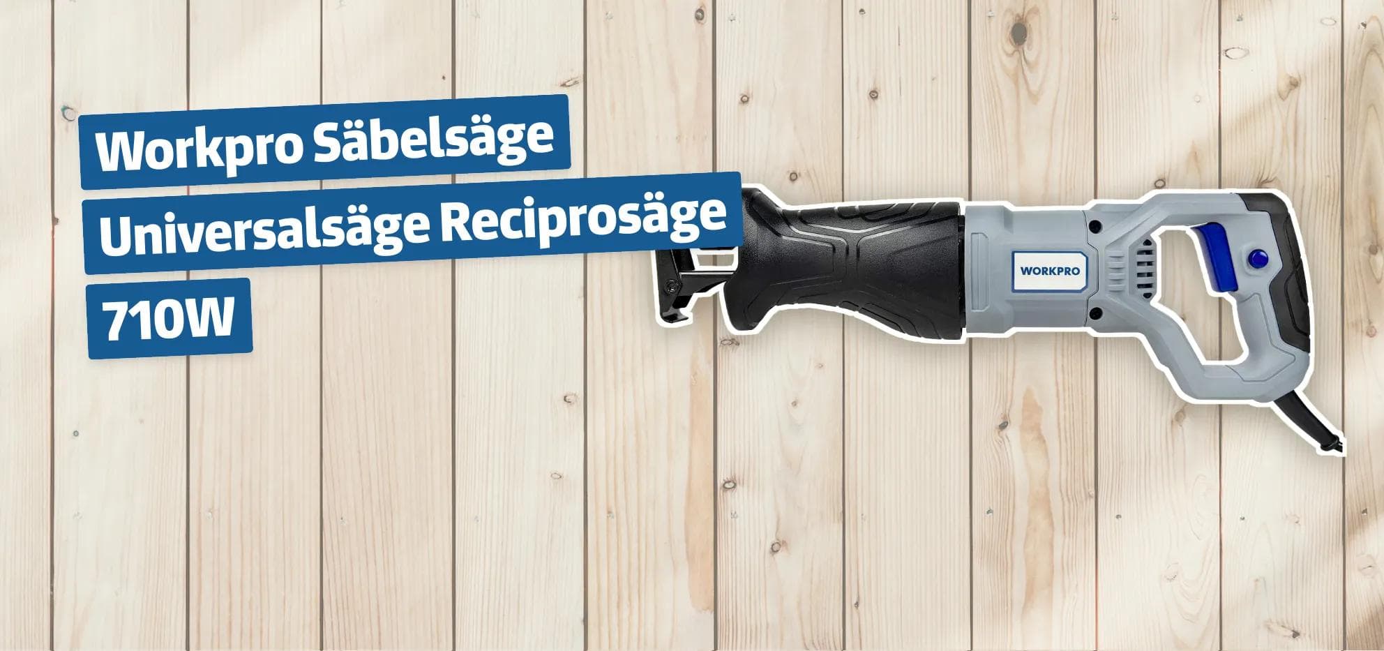Workpro Säbelsäge Universalsäge Reciprosäge 710W