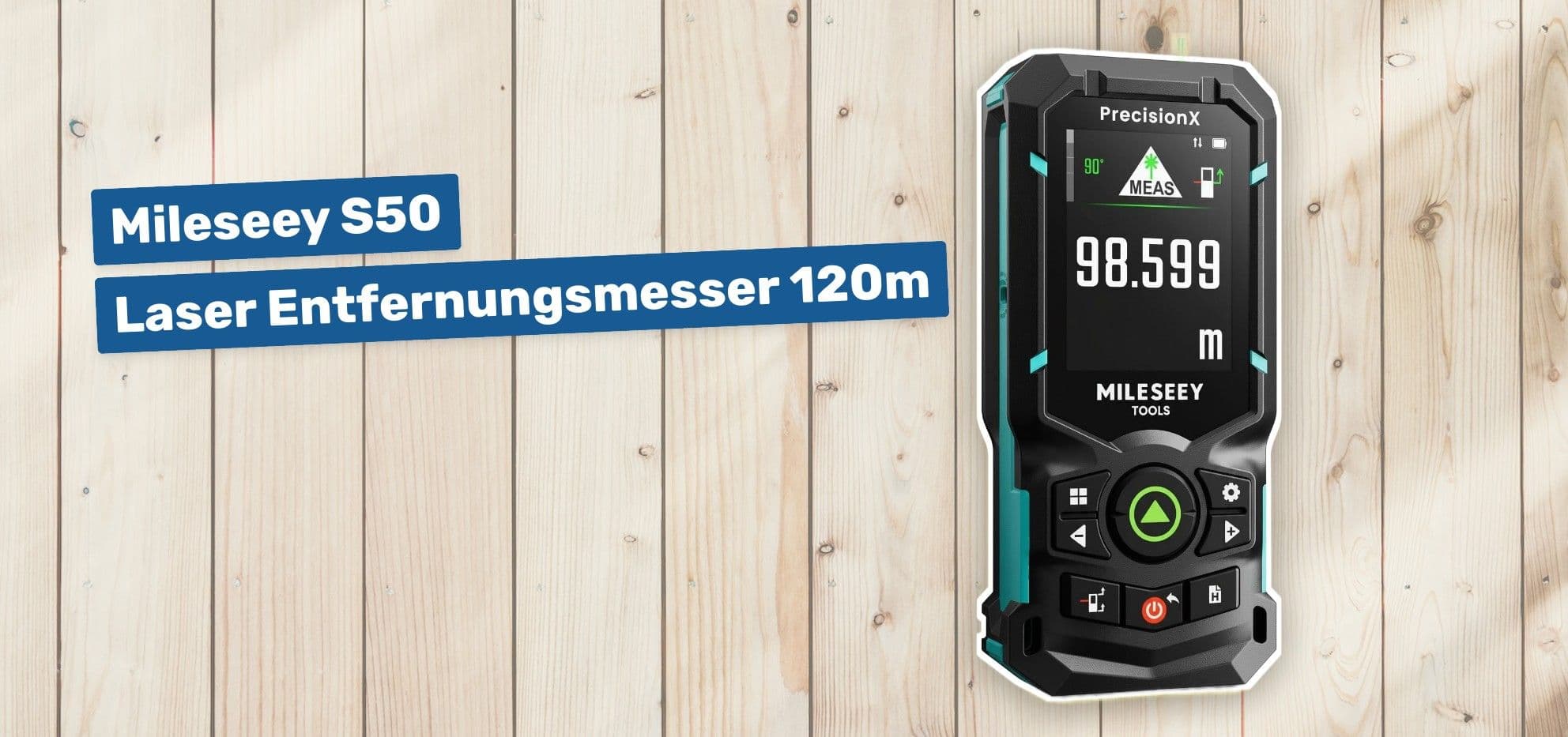 Mileseey S50 Laser Entfernungsmesser 120m