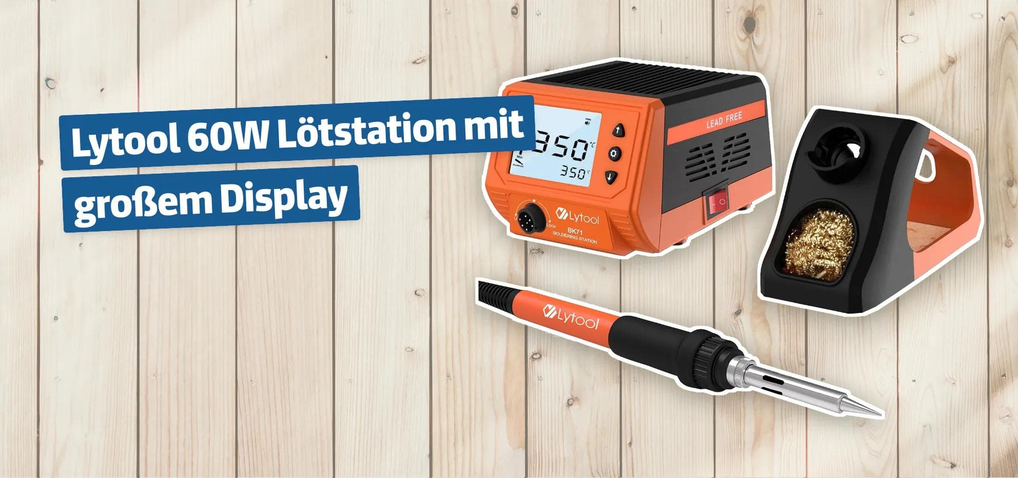 Lytool 60W Lötstation mit großem Display