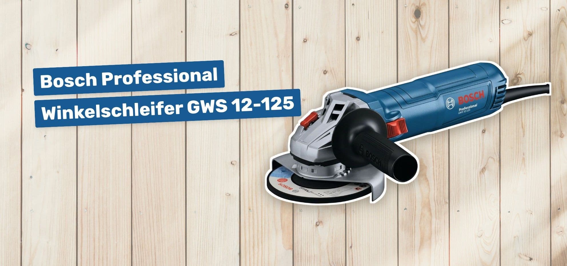Bosch Professional Winkelschleifer GWS 12-125