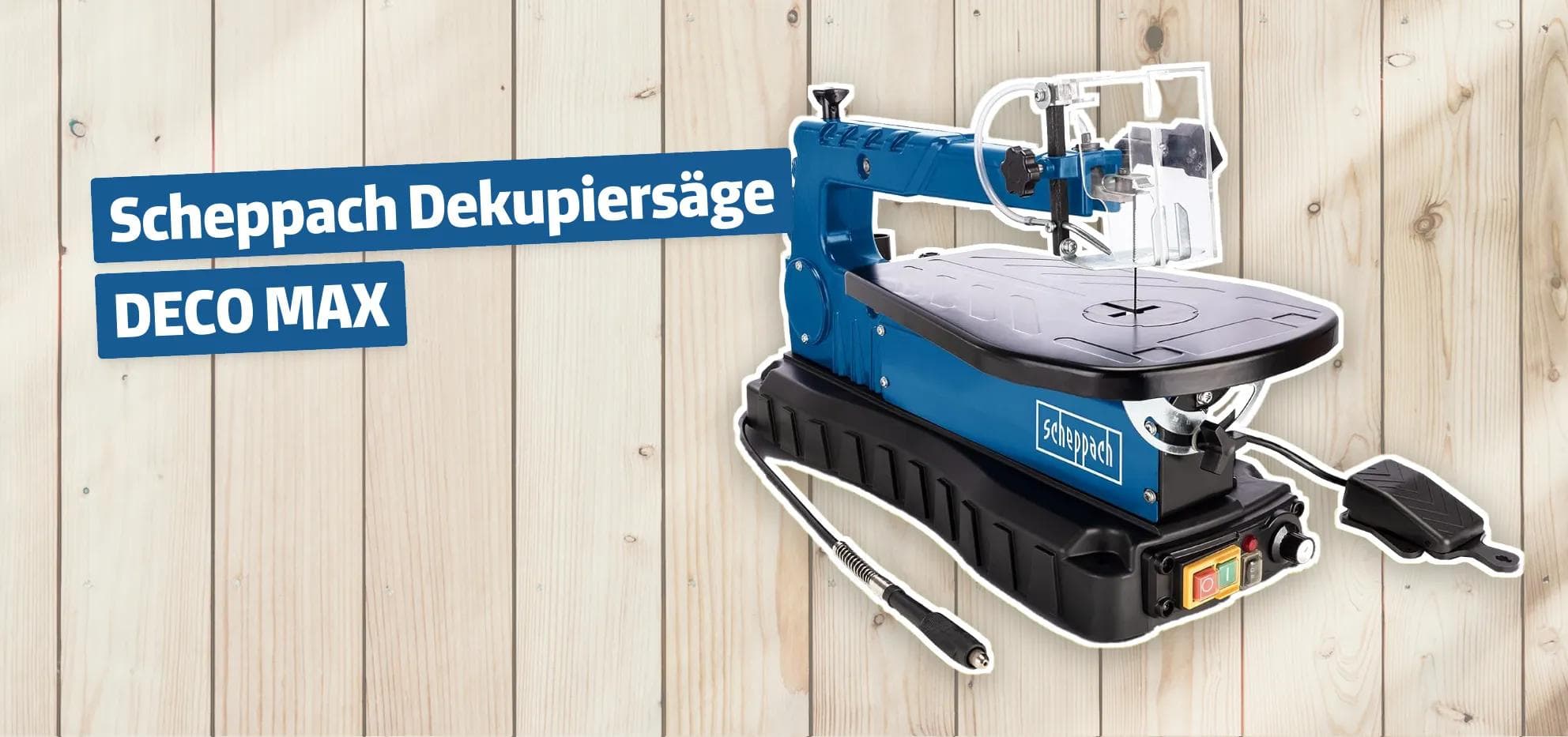 Scheppach Dekupiersäge DECO MAX
