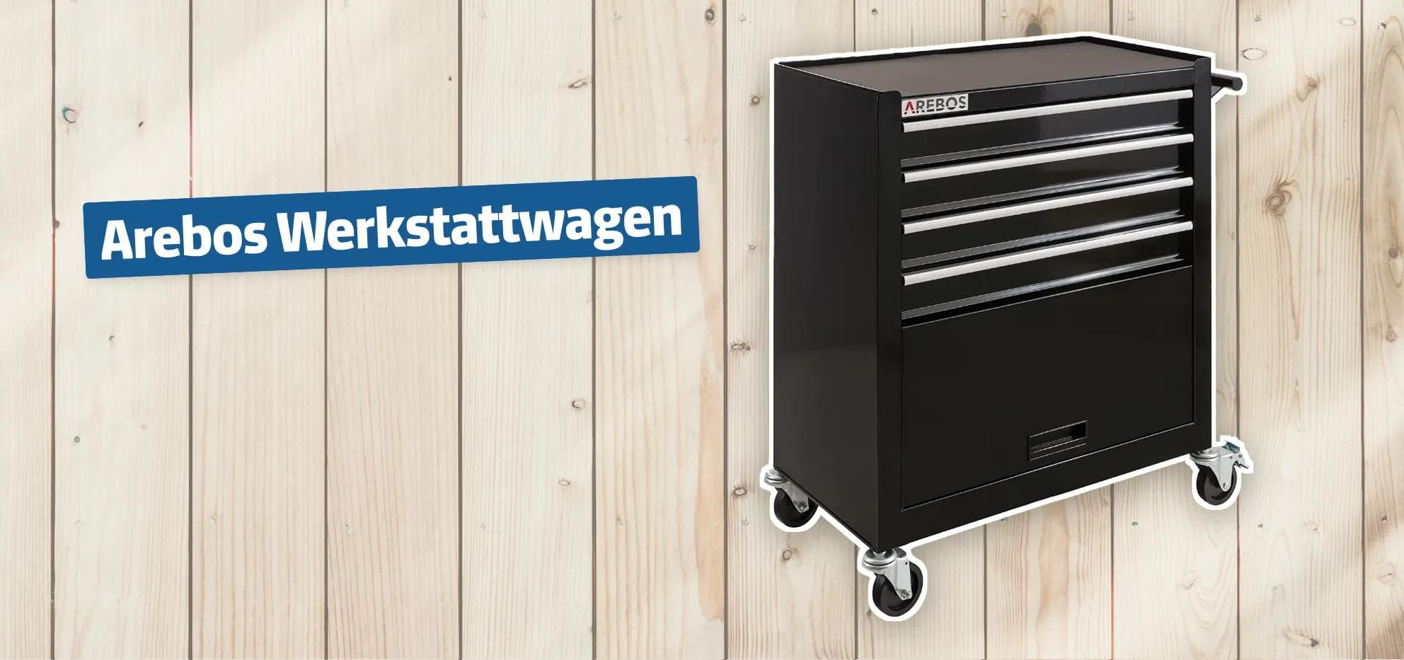 Arebos Werkstattwagen