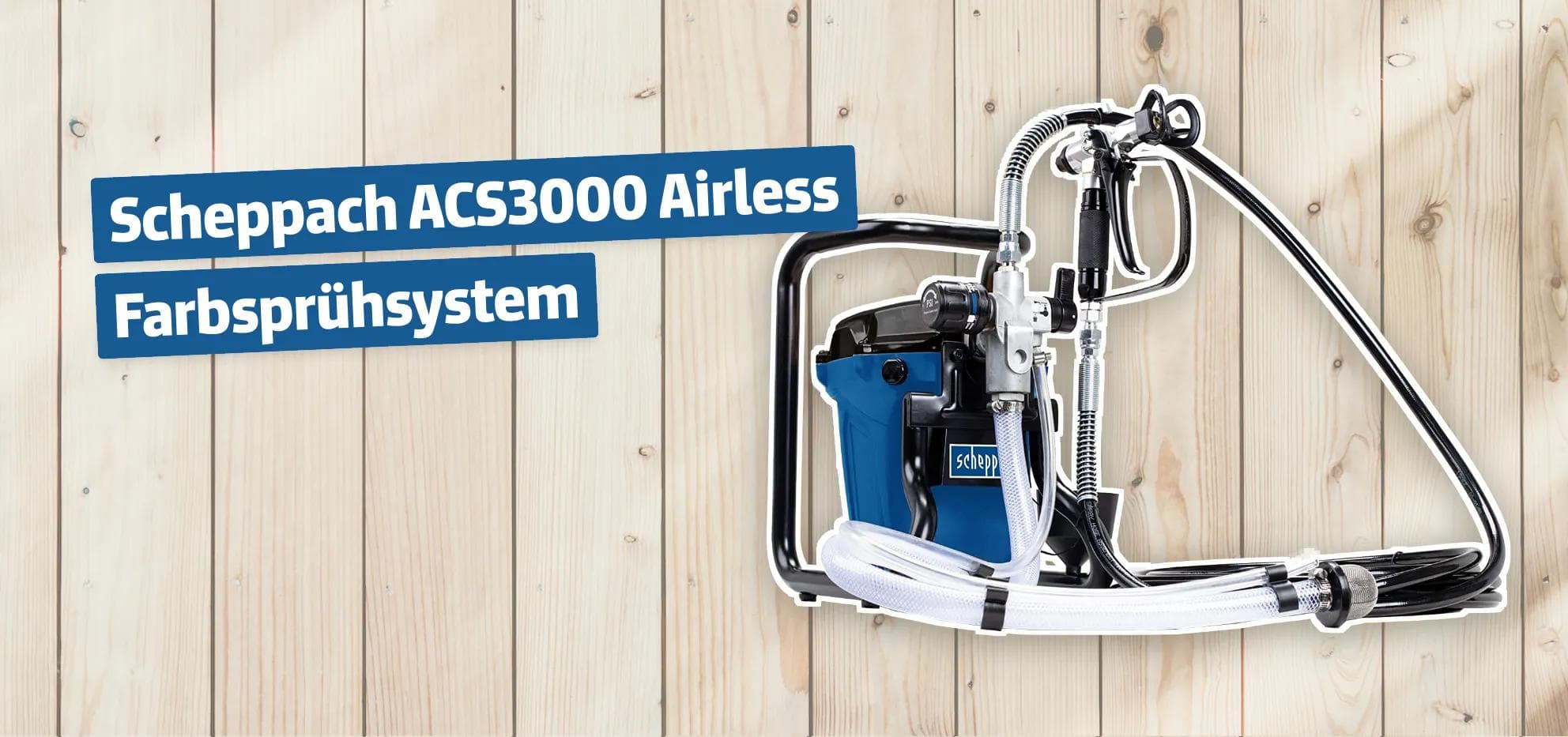 Scheppach ACS3000 Airless Farbsprühsystem