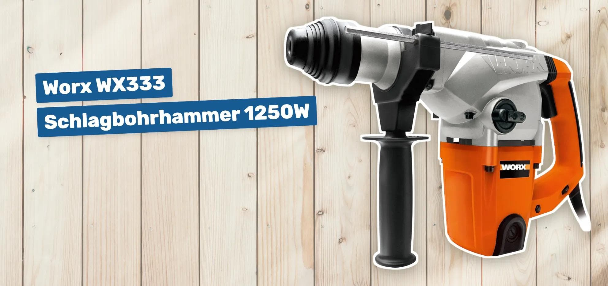Worx WX333 Schlagbohrhammer 1250W
