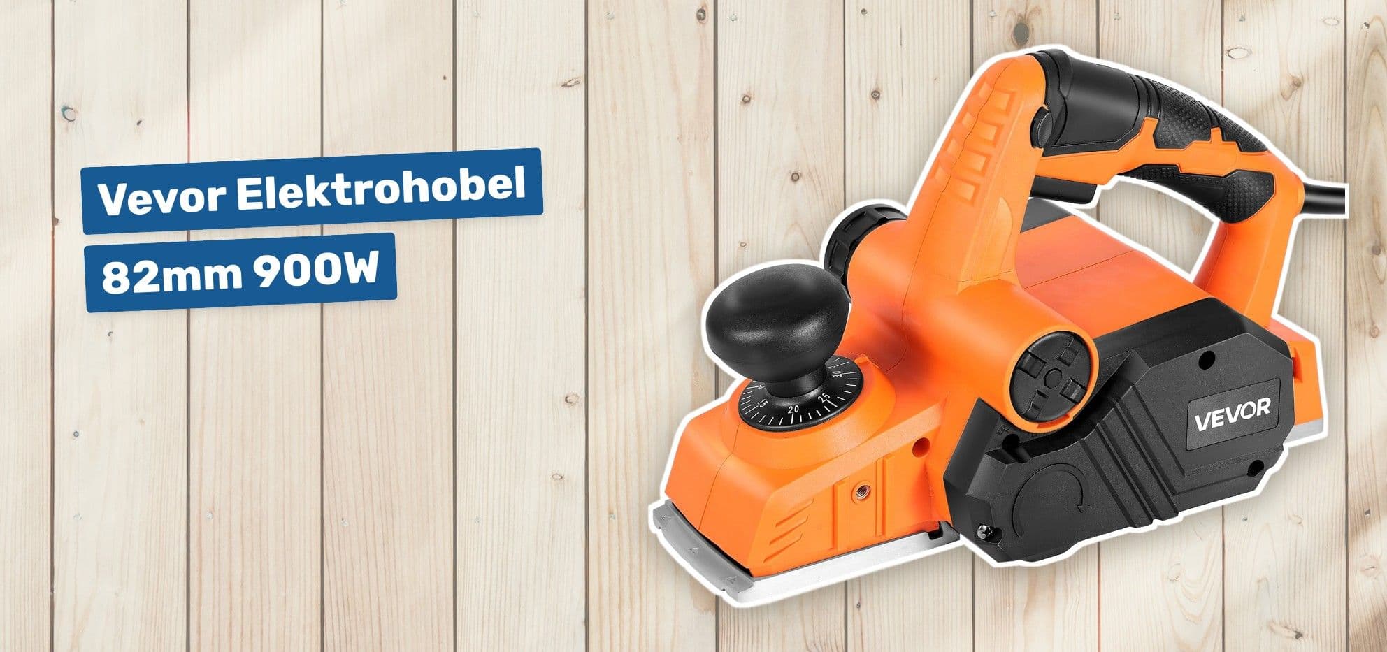 Vevor Elektrohobel 82mm 900W