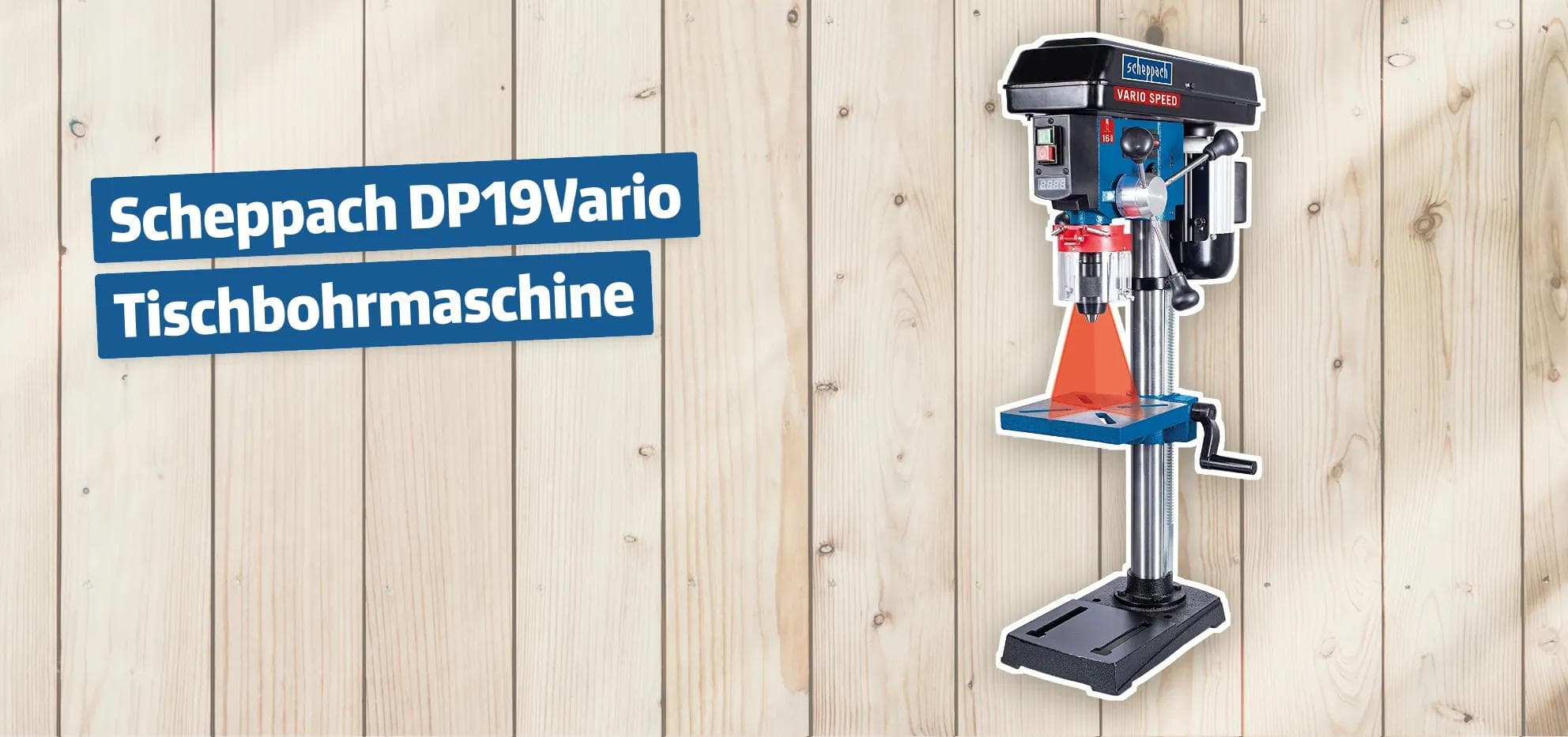Scheppach DP19Vario Tischbohrmaschine