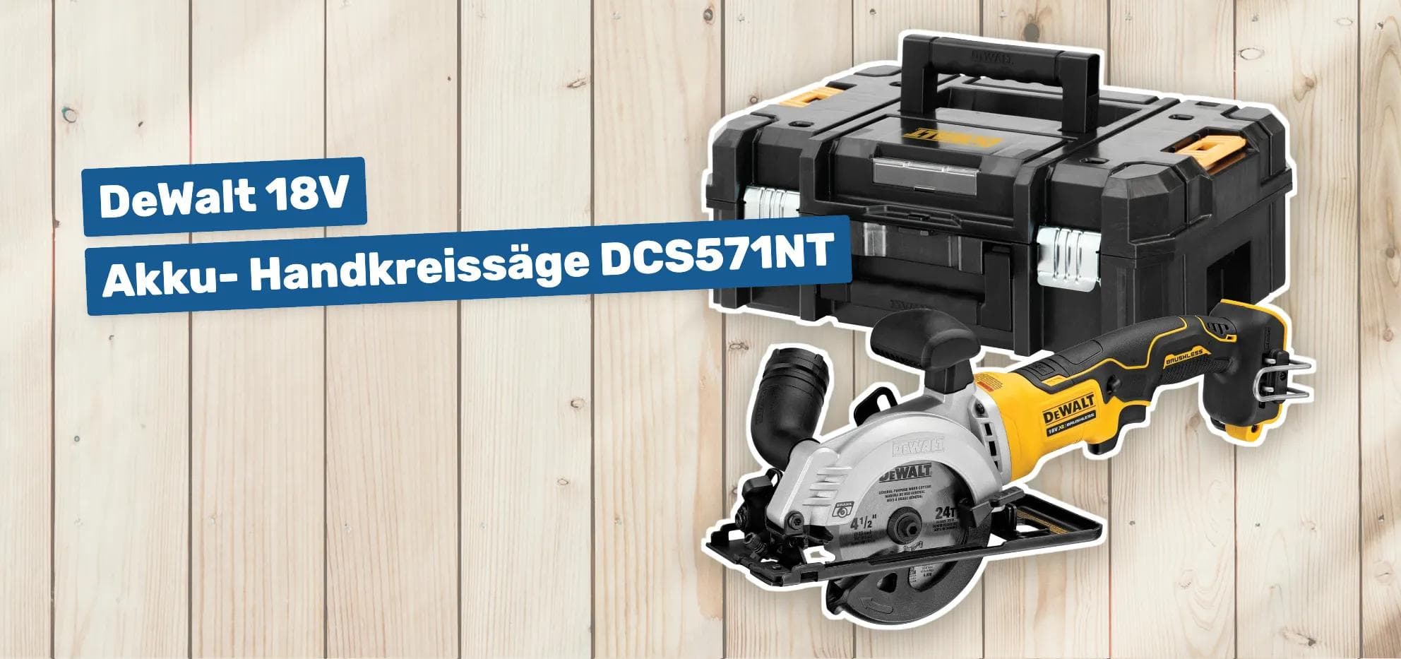 DeWalt 18V Akku- Handkreissäge DCS571NT