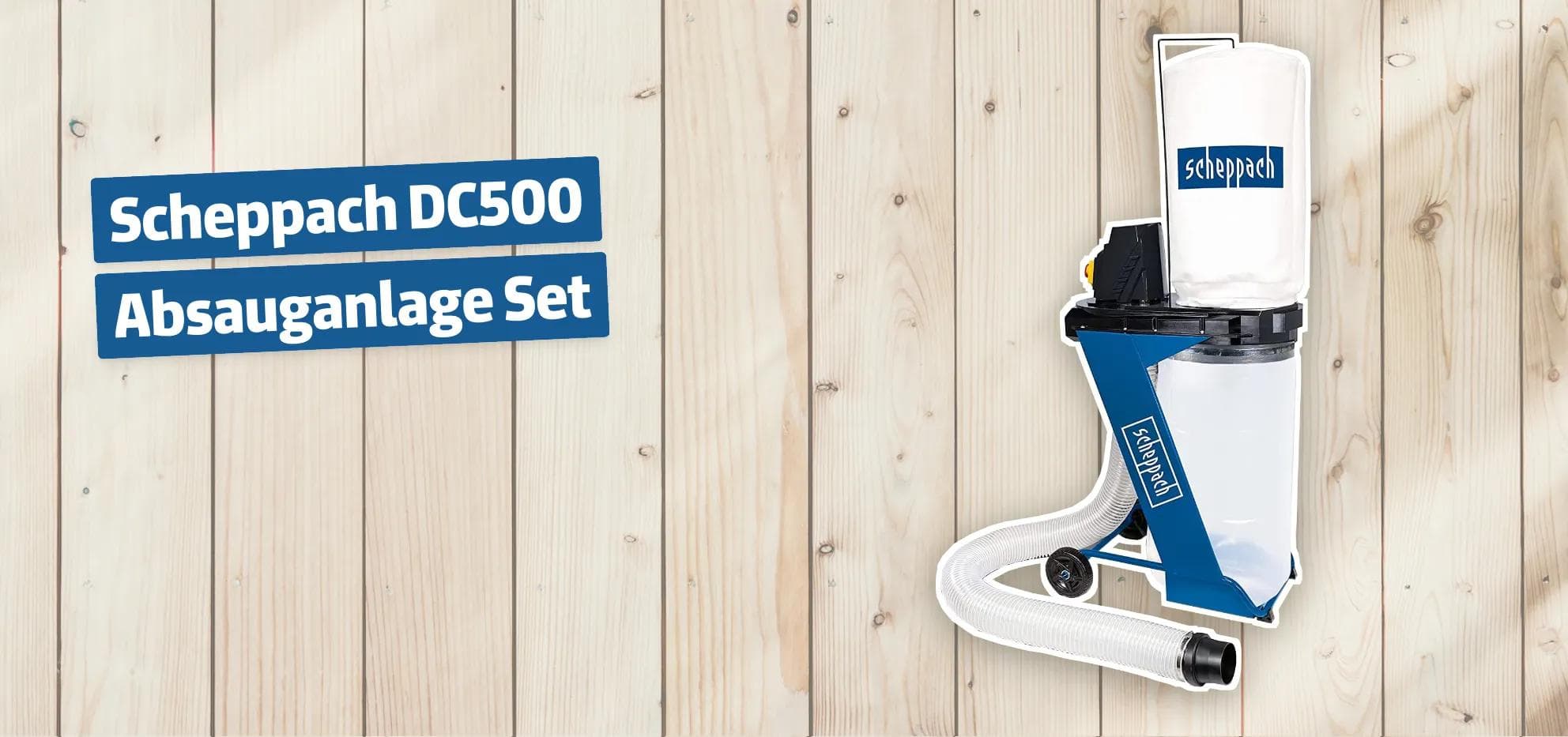 Scheppach DC500 Absauganlage Set