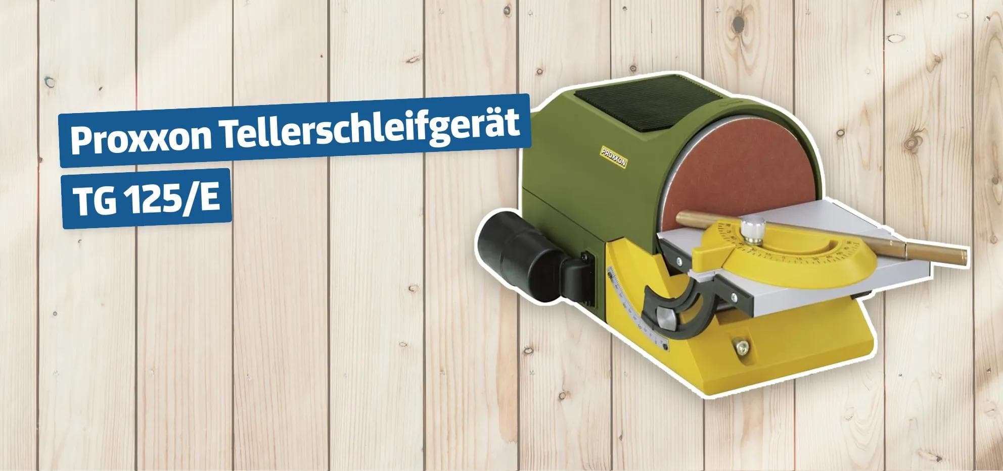 Proxxon Tellerschleifgerät TG 125/E
