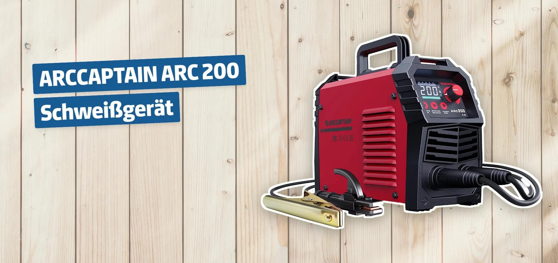 ARCCAPTAIN ARC 200 Schweißgerät