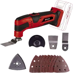 Einhell Akku-Multifunktionswerkzeug TC-MG 18 Li-Solo Power X-Change
