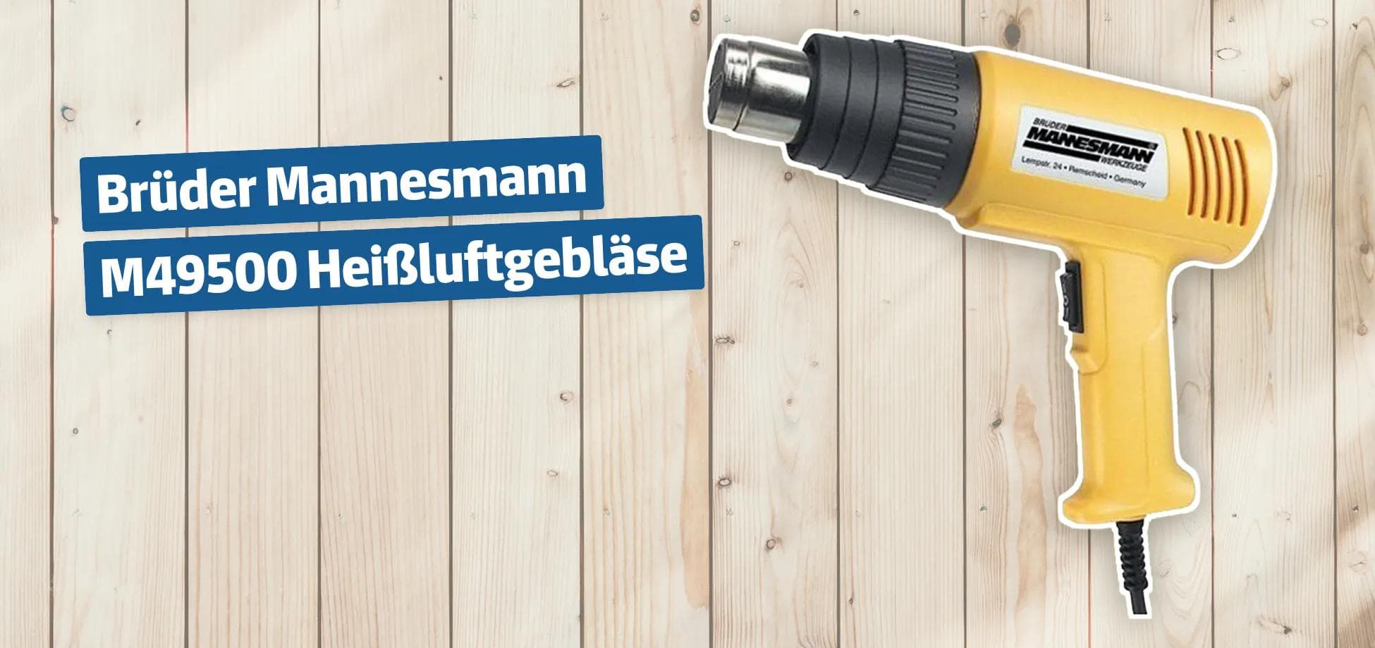 Brüder Mannesmann M49500 Heißluftgebläse