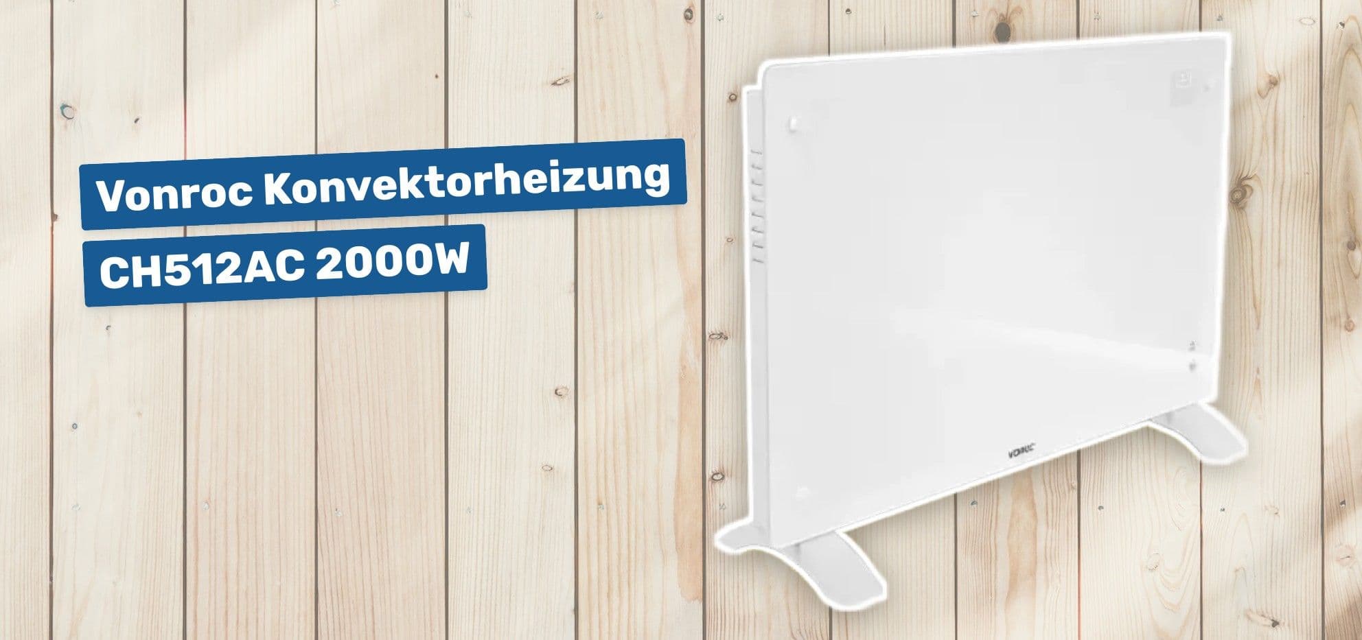 Vonroc Konvektorheizung CH512AC 2000W