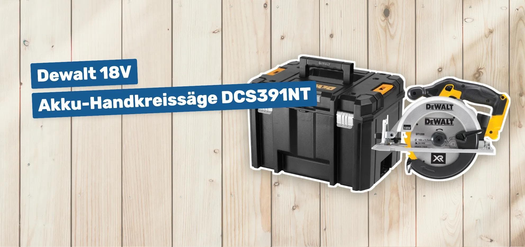 Dewalt 18V Akku-Handkreissäge DCS391NT