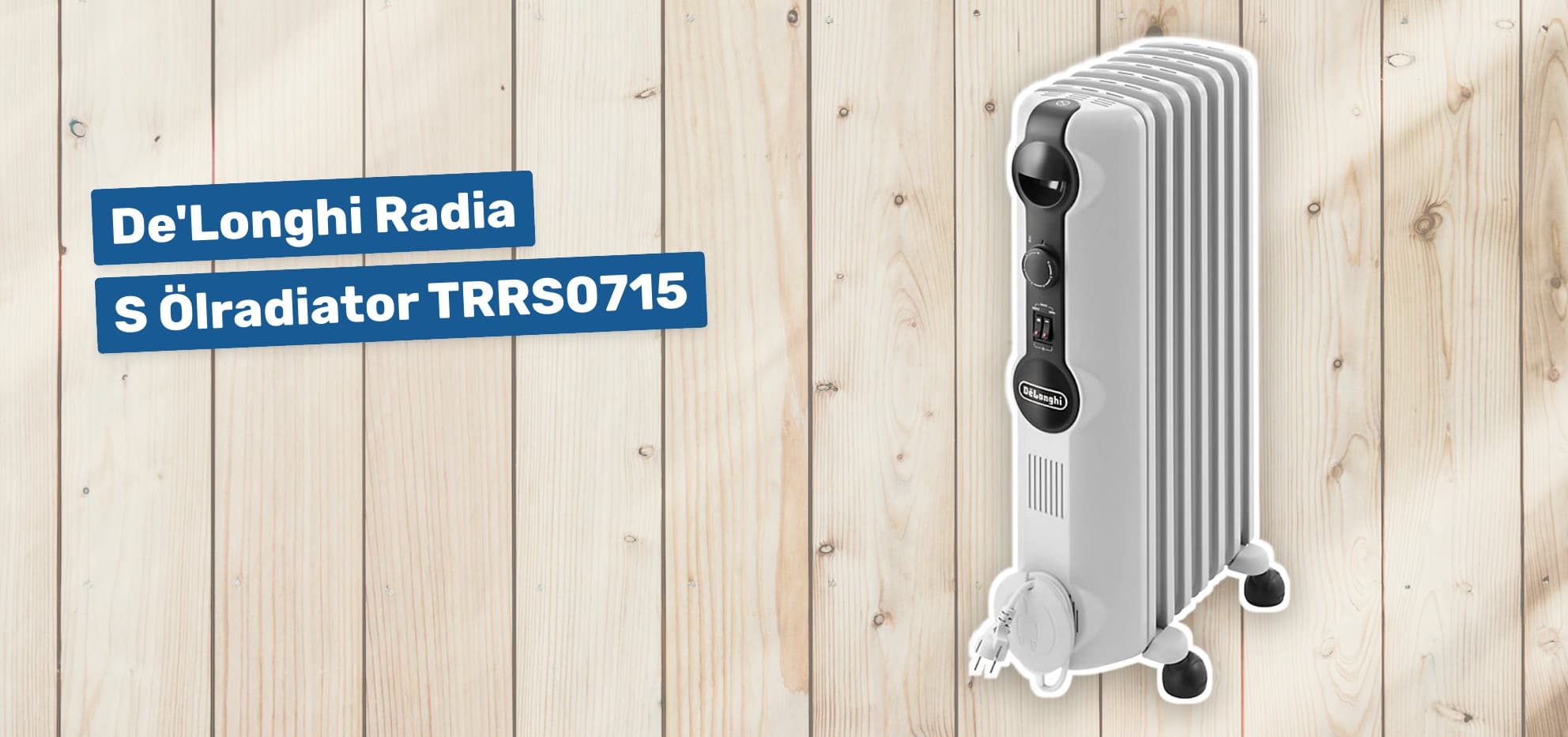 De'Longhi Radia S Ölradiator TRRS0715