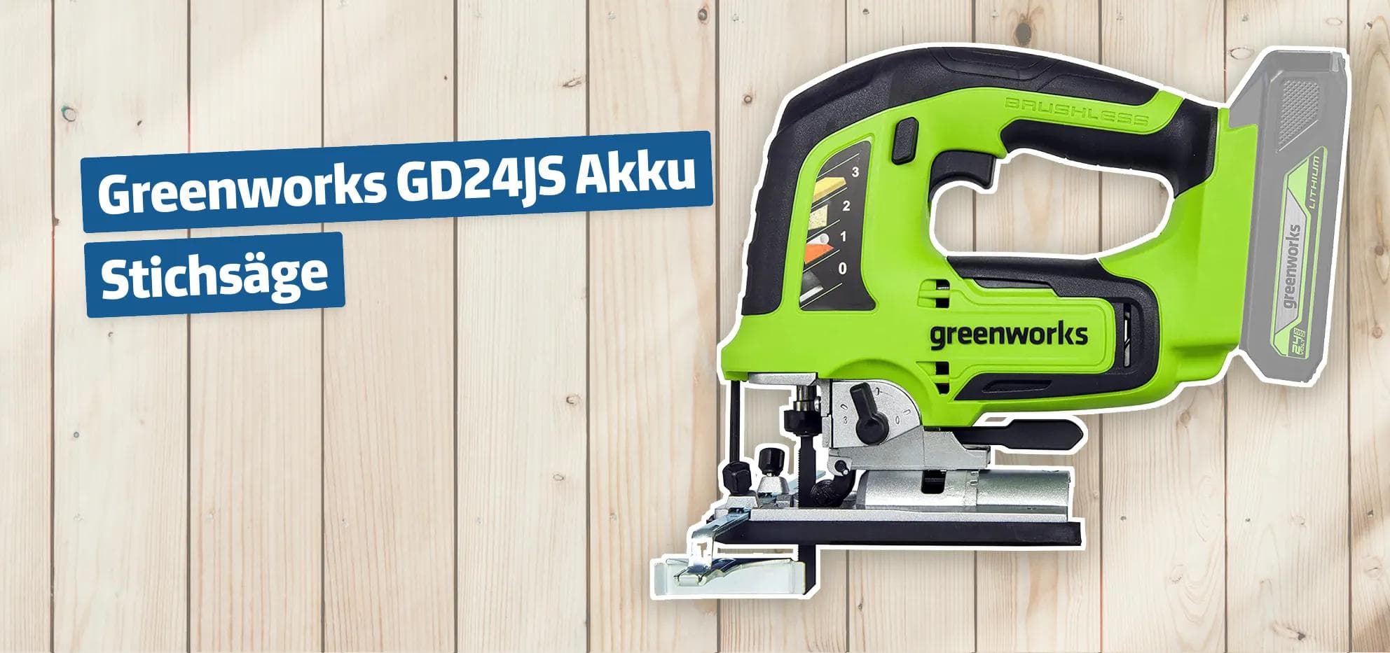 Greenworks GD24JS Akku Stichsäge