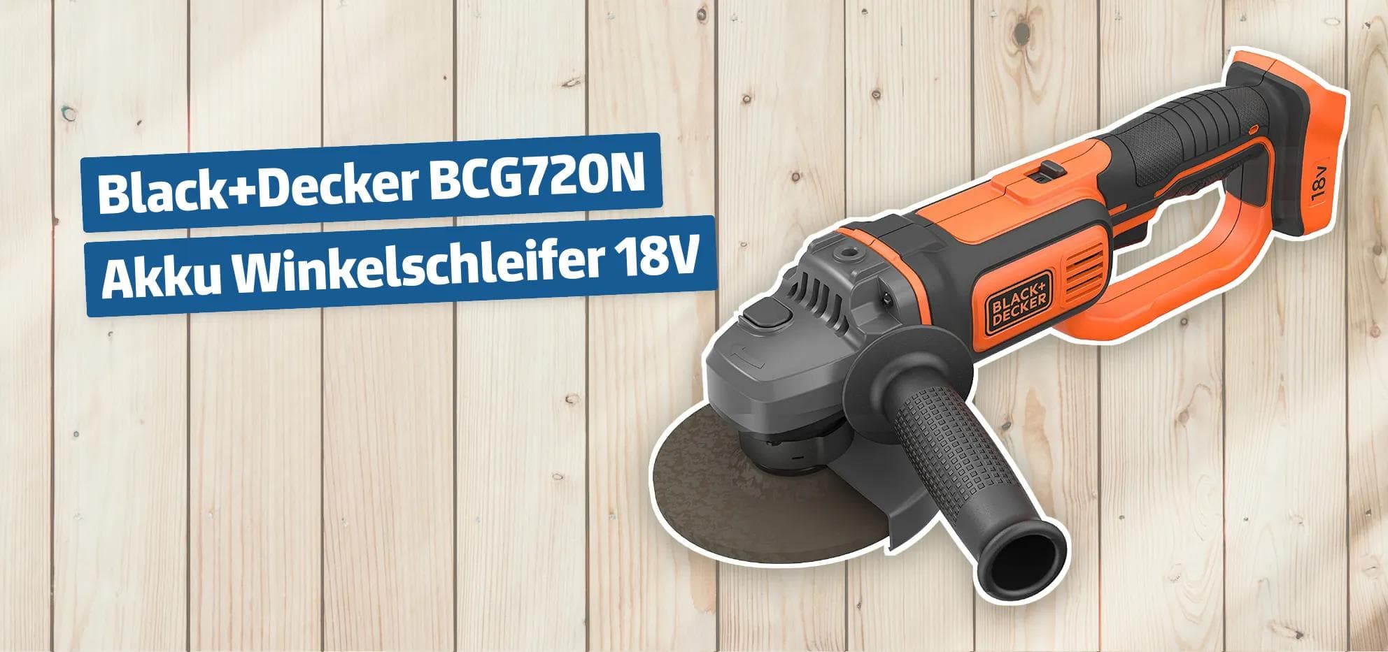 Black+Decker BCG720N Akku Winkelschleifer 18V