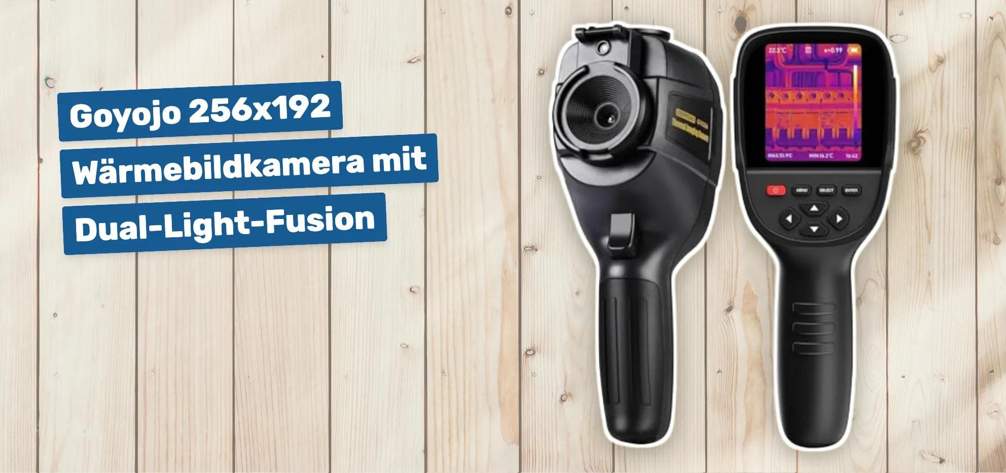Goyojo 256x192 Wärmebildkamera mit Dual-Light-Fusion