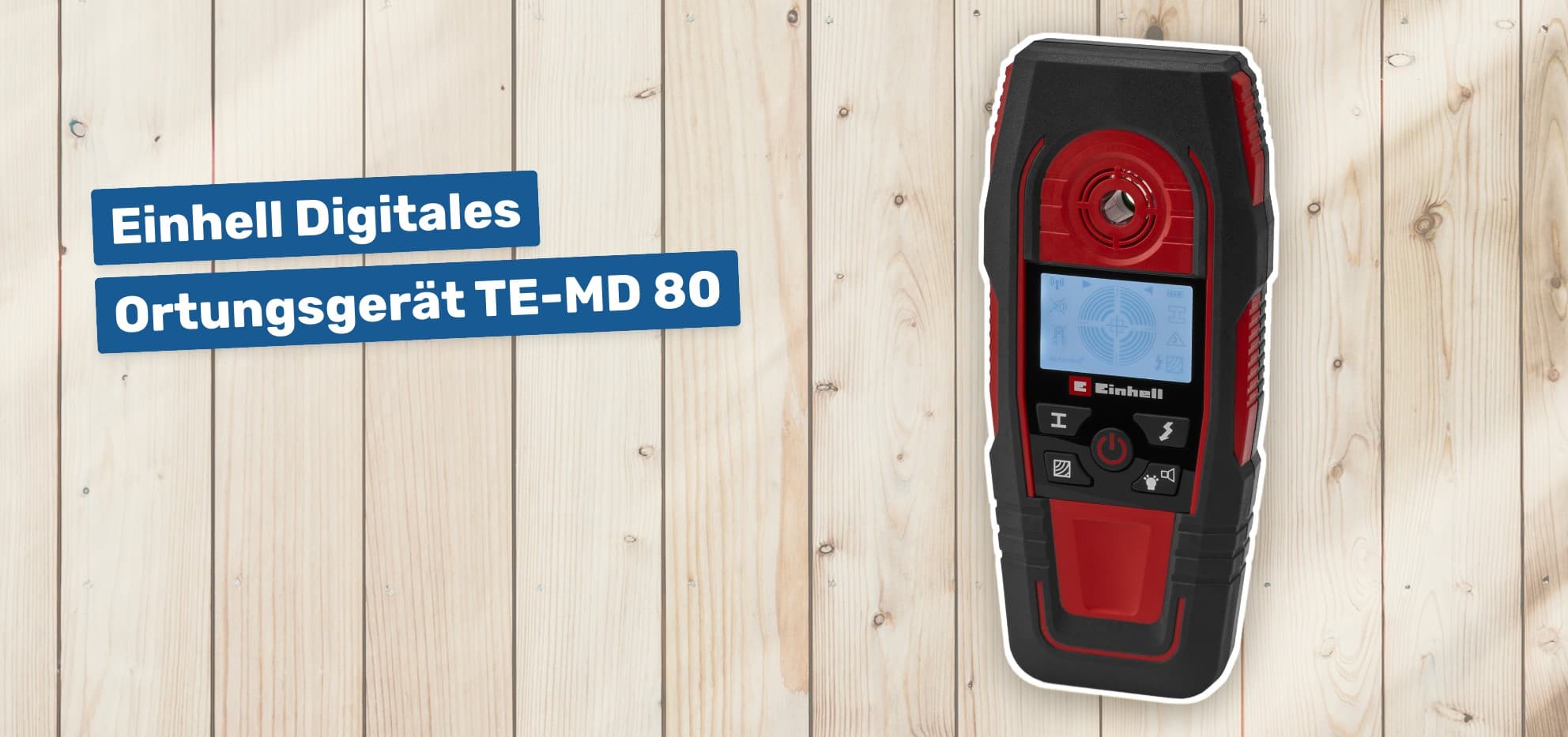 Einhell Digitales Ortungsgerät TE-MD 80