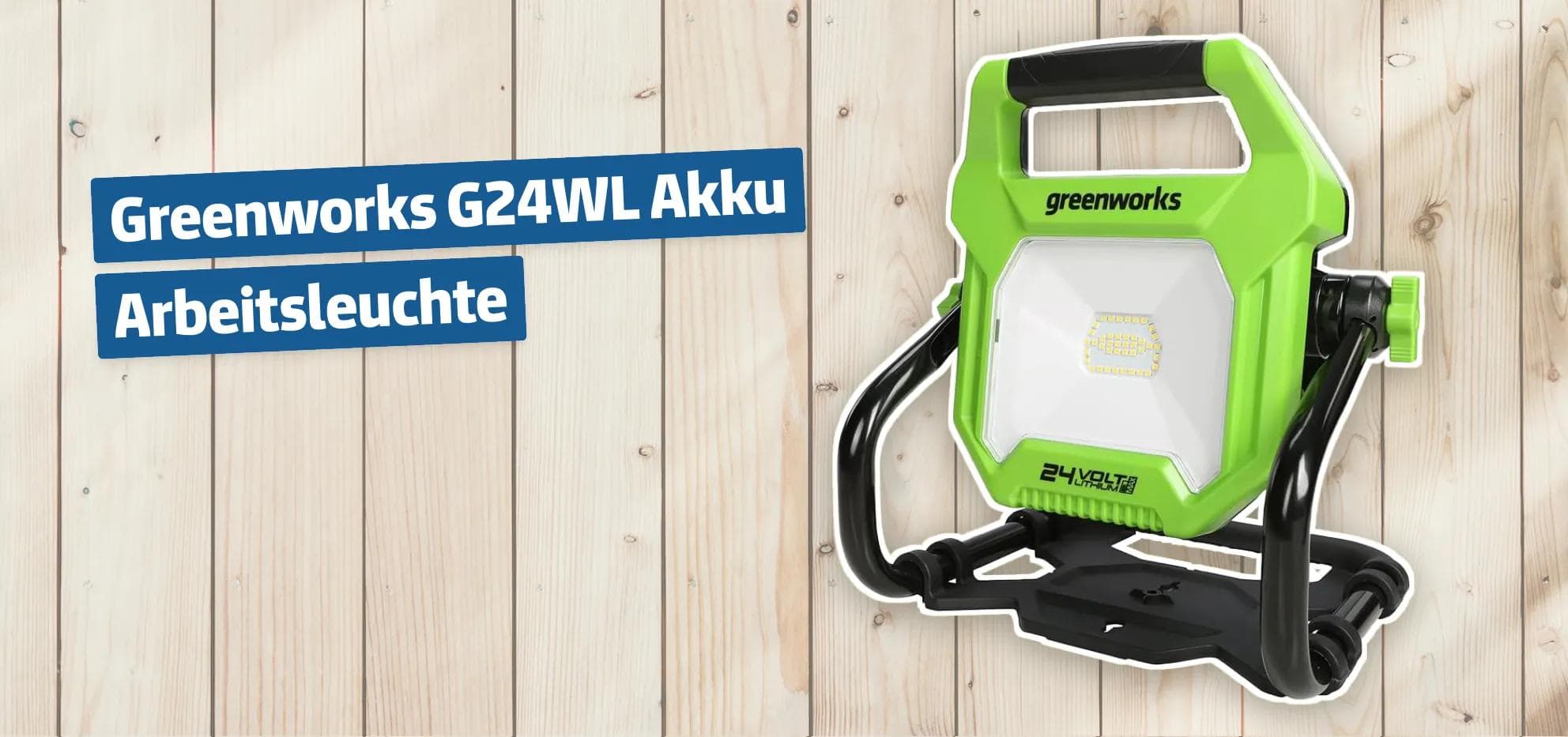 Greenworks G24WL Akku Arbeitsleuchte
