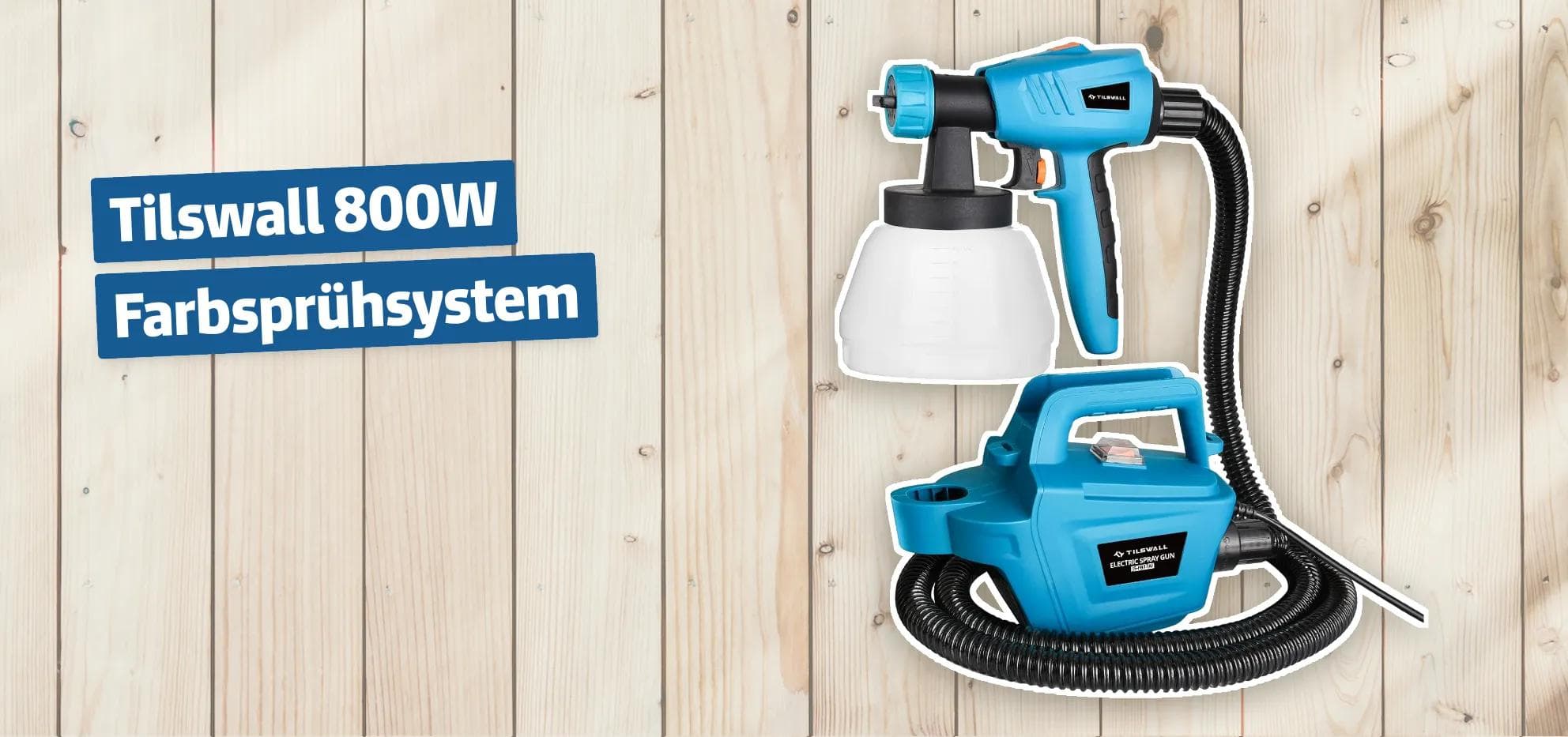 Tilswall 800W Farbsprühsystem