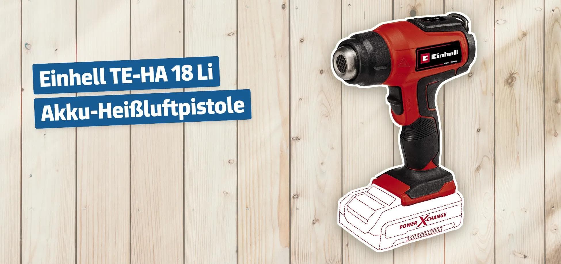 Einhell TE-HA 18 Li Akku-Heißluftpistole