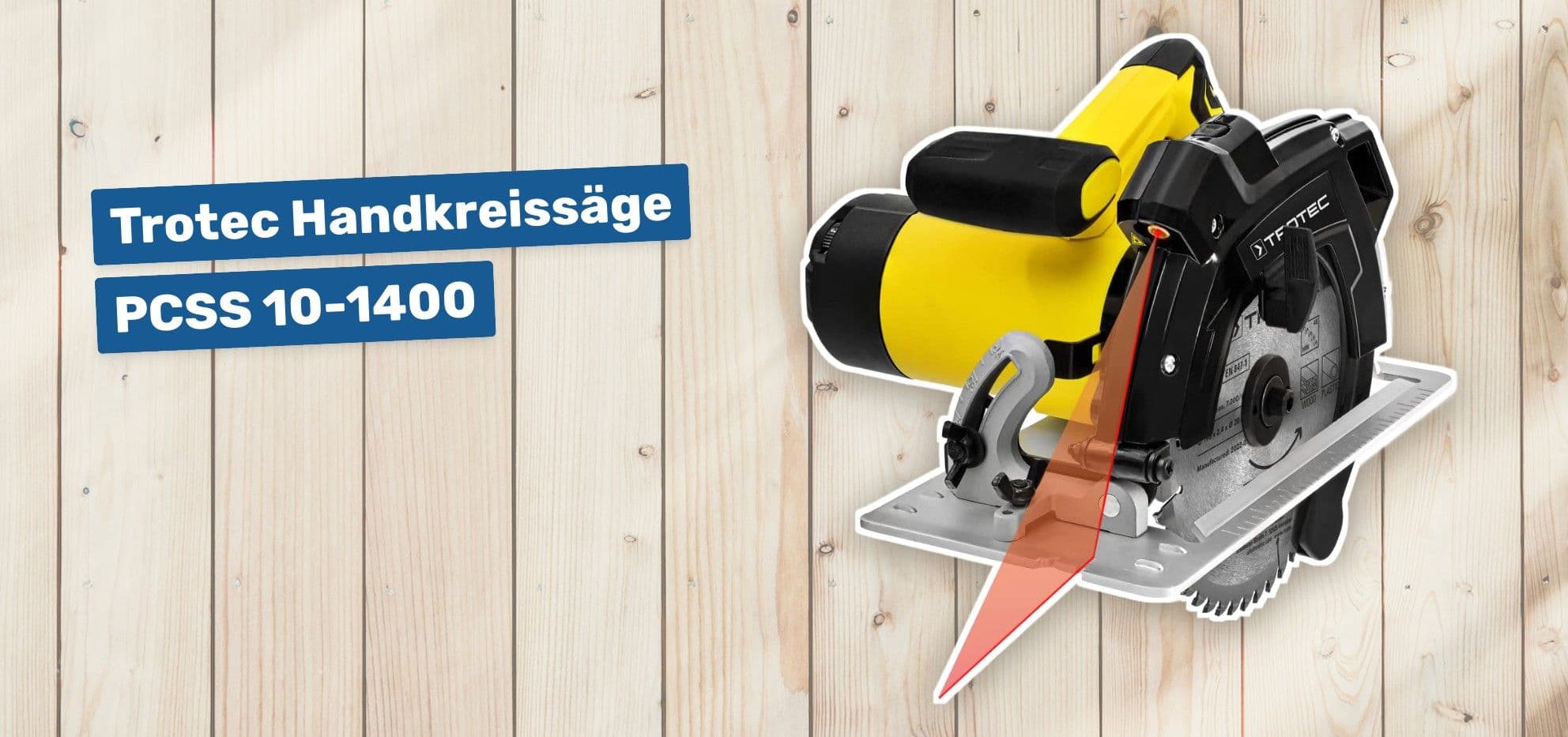 Trotec Handkreissäge PCSS 10-1400