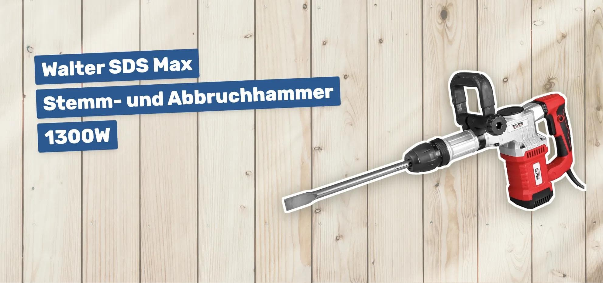 Walter SDS Max Stemm- und Abbruchhammer 1300W