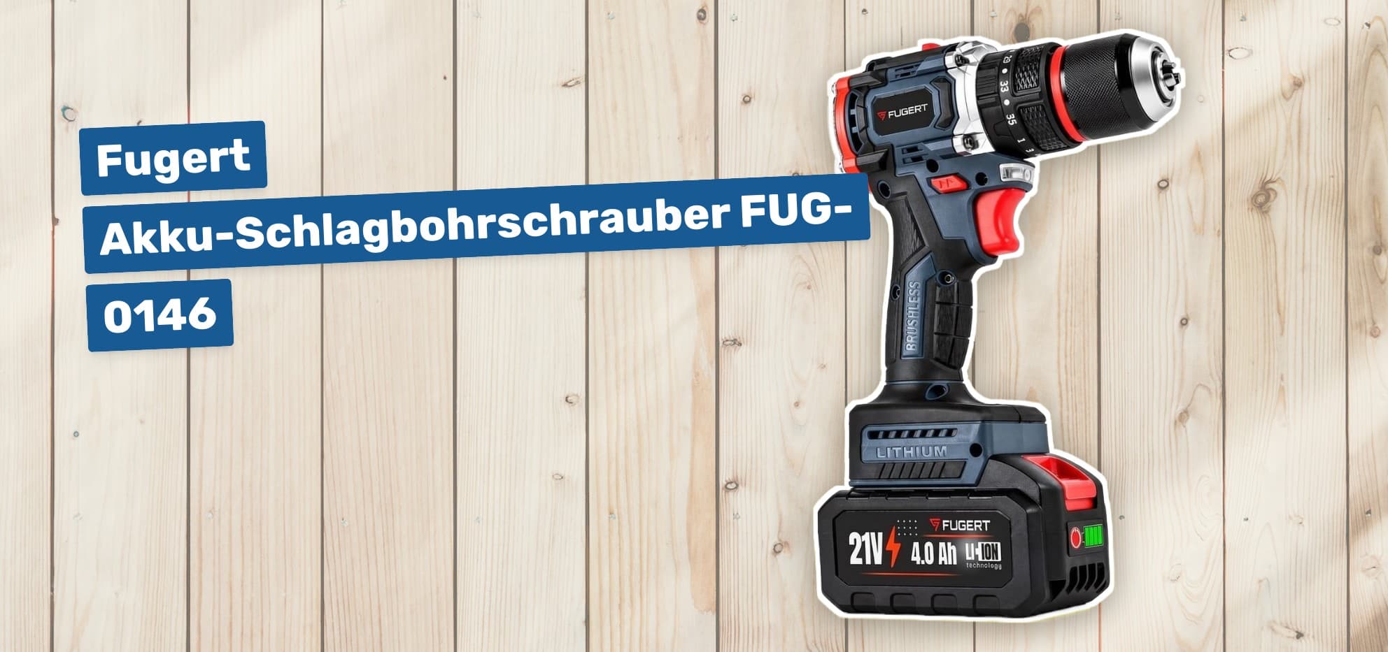 Fugert Akku-Schlagbohrschrauber FUG-0146