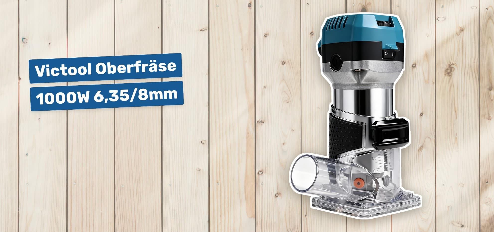 Victool Oberfräse 1000W