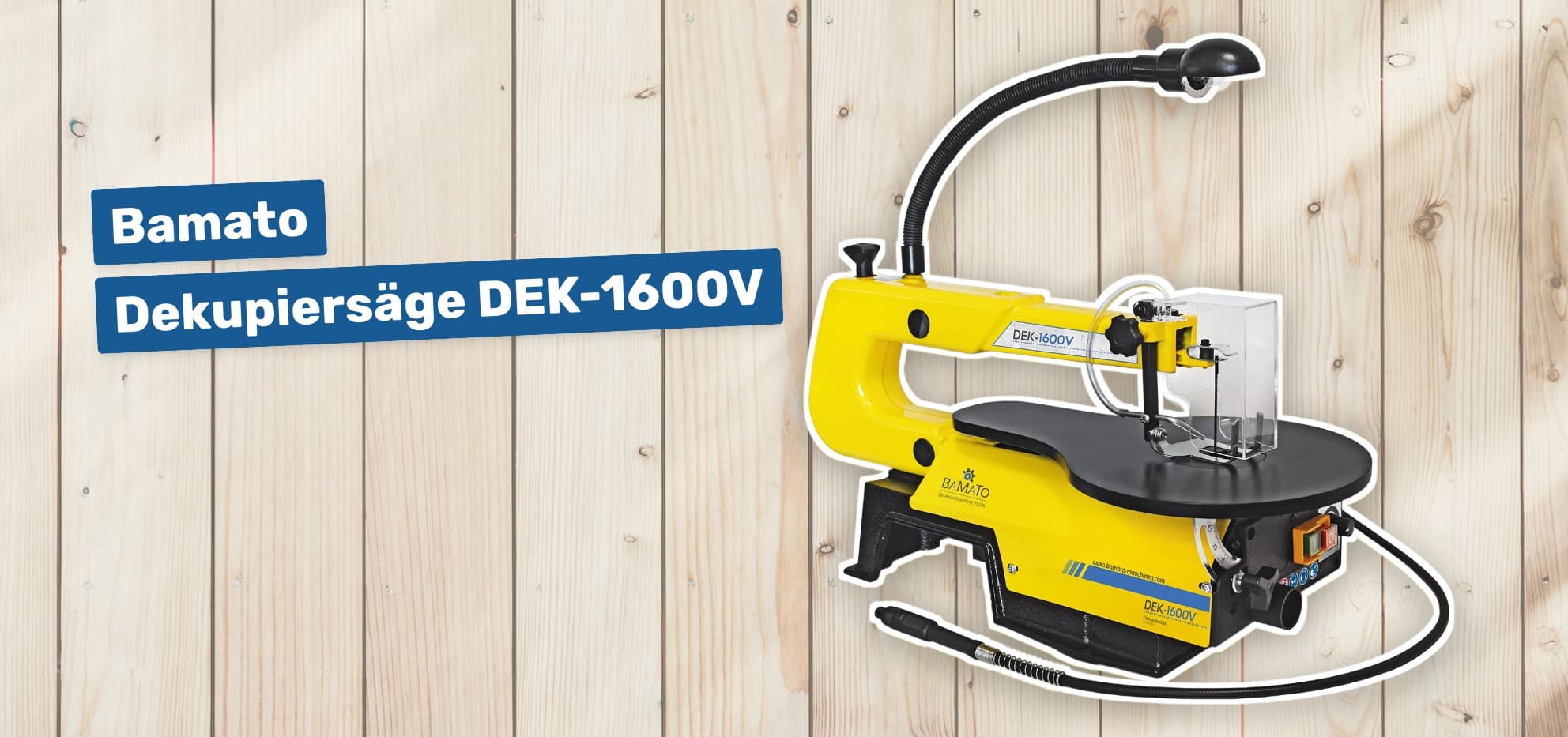 Bamato Dekupiersäge DEK-1600V