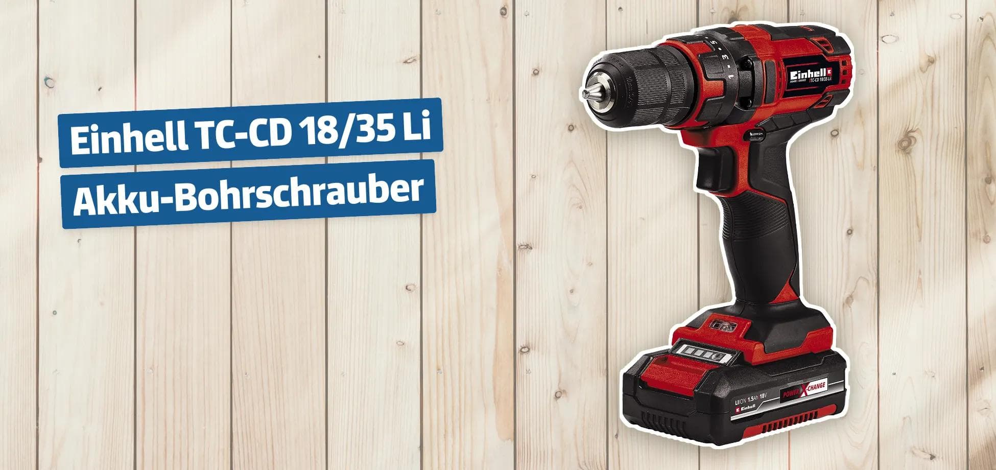 Einhell TC-CD 18/35 Li Akku-Bohrschrauber