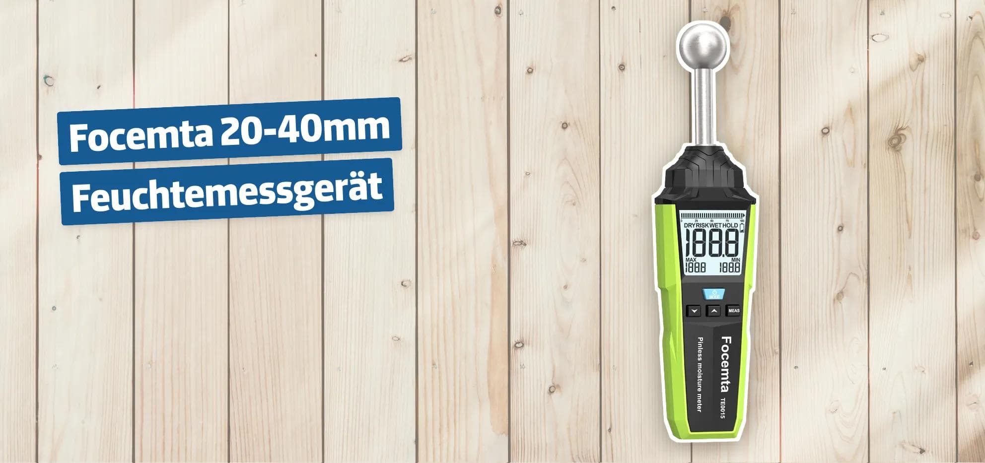 Focemta 20-40mm Feuchtemessgerät