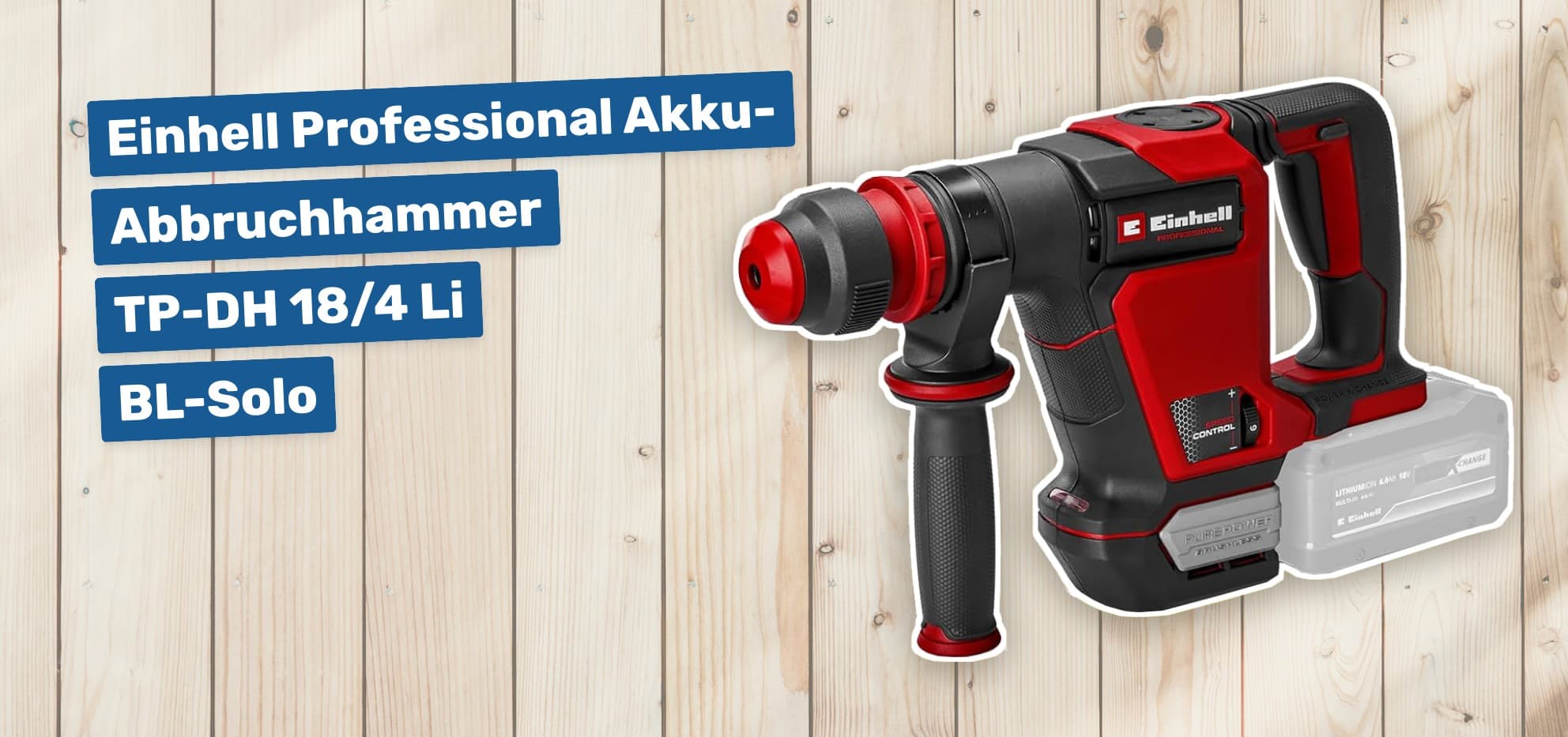 Einhell Professional Akku-Abbruchhammer TP-DH 18/4 Li BL-Solo