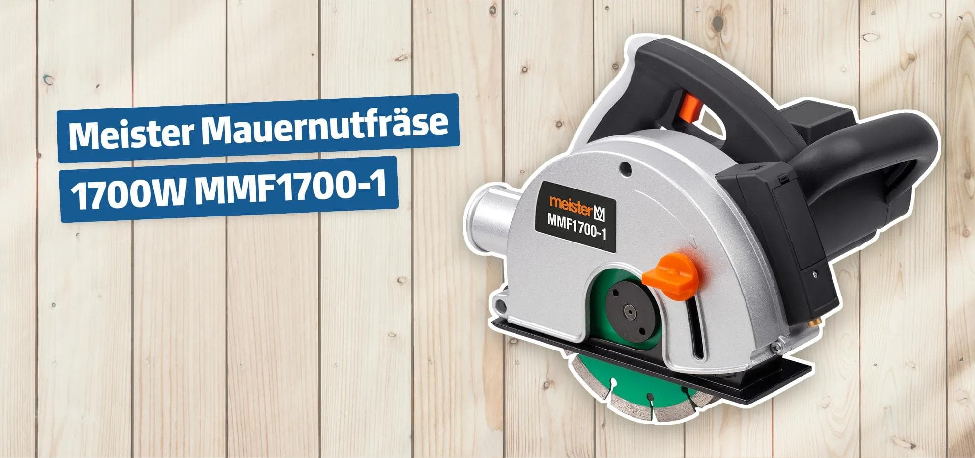 Meister Mauernutfräse 1700W MMF1700-1