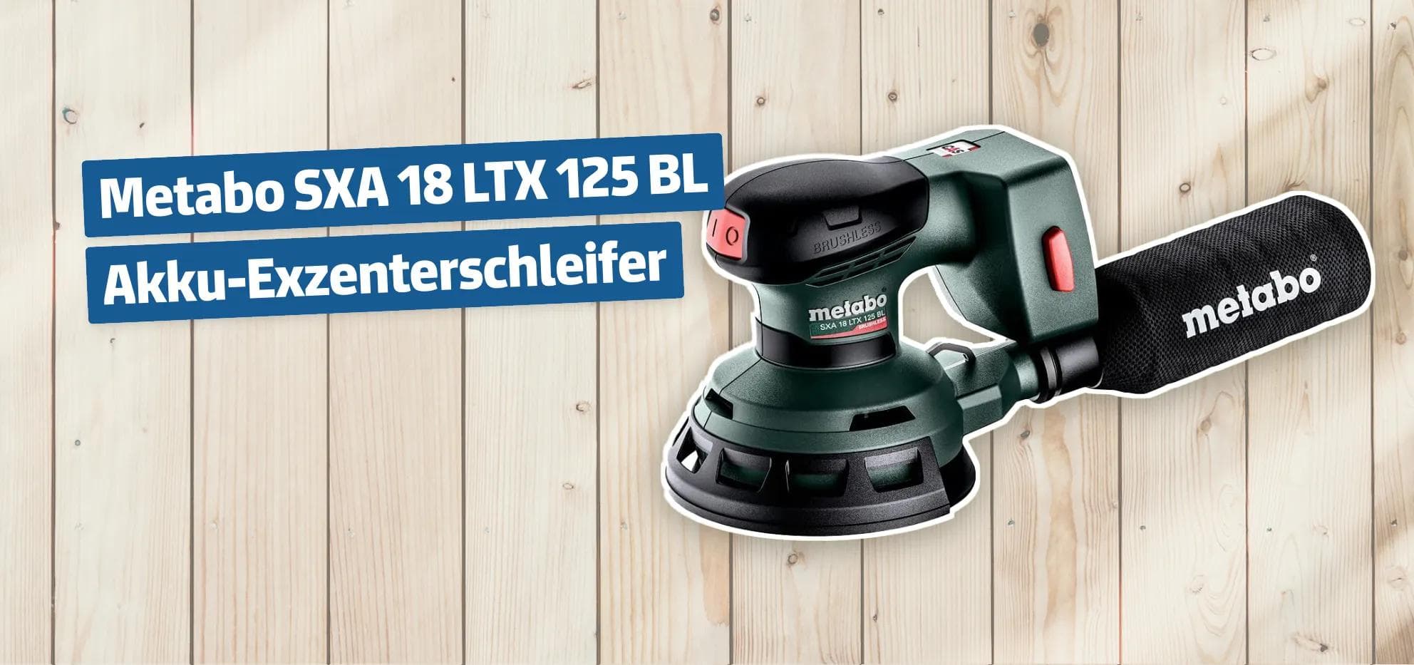 Metabo SXA 18 LTX 125 BL Akku-Exzenterschleifer