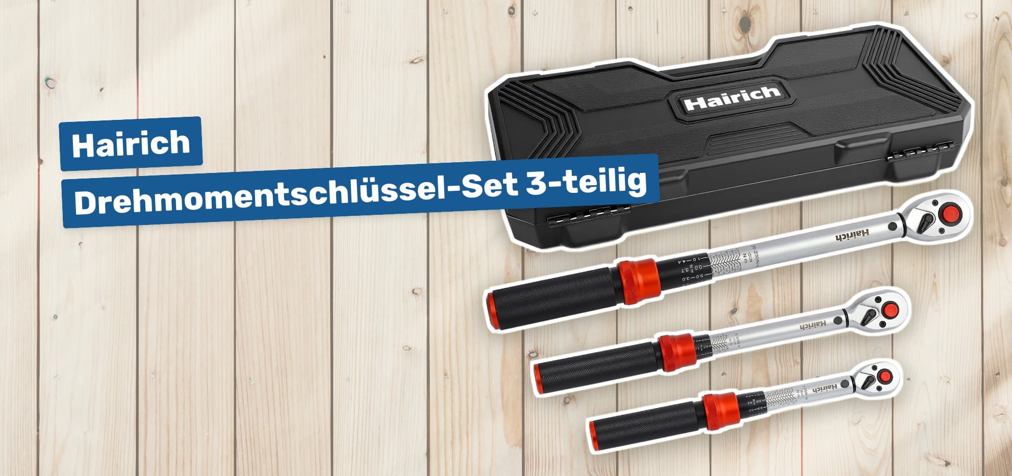 Hairich Drehmomentschlüssel-Set 3-teilig