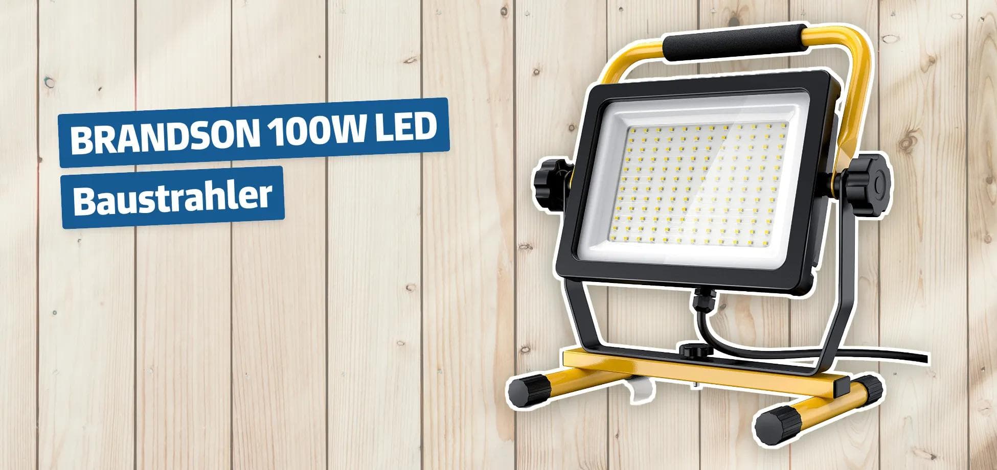 BRANDSON 100W LED Baustrahler
