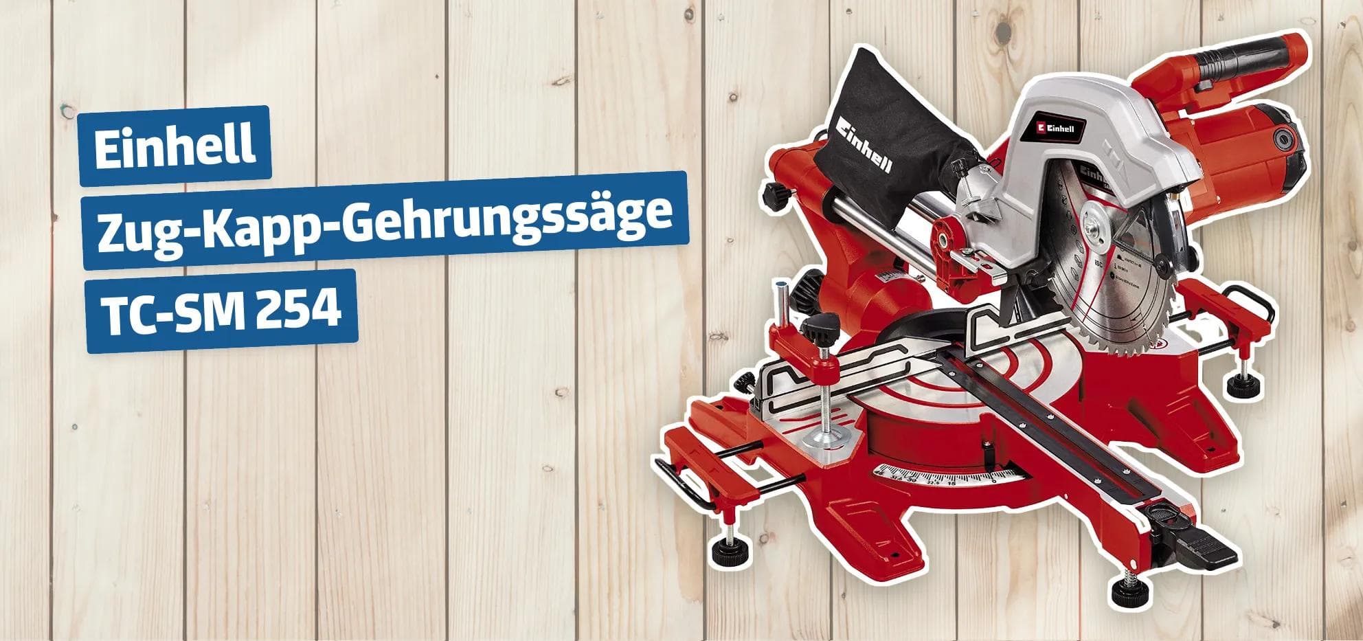 Einhell Zug-Kapp-Gehrungssäge TC-SM 254