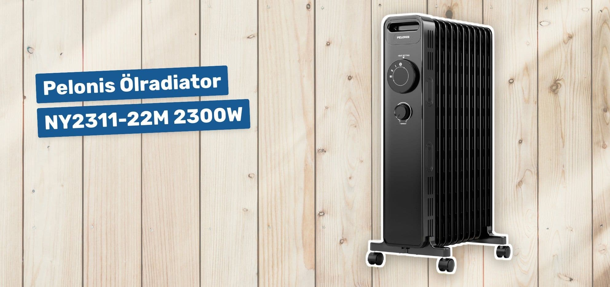 Pelonis Ölradiator NY2311-22M 2300W