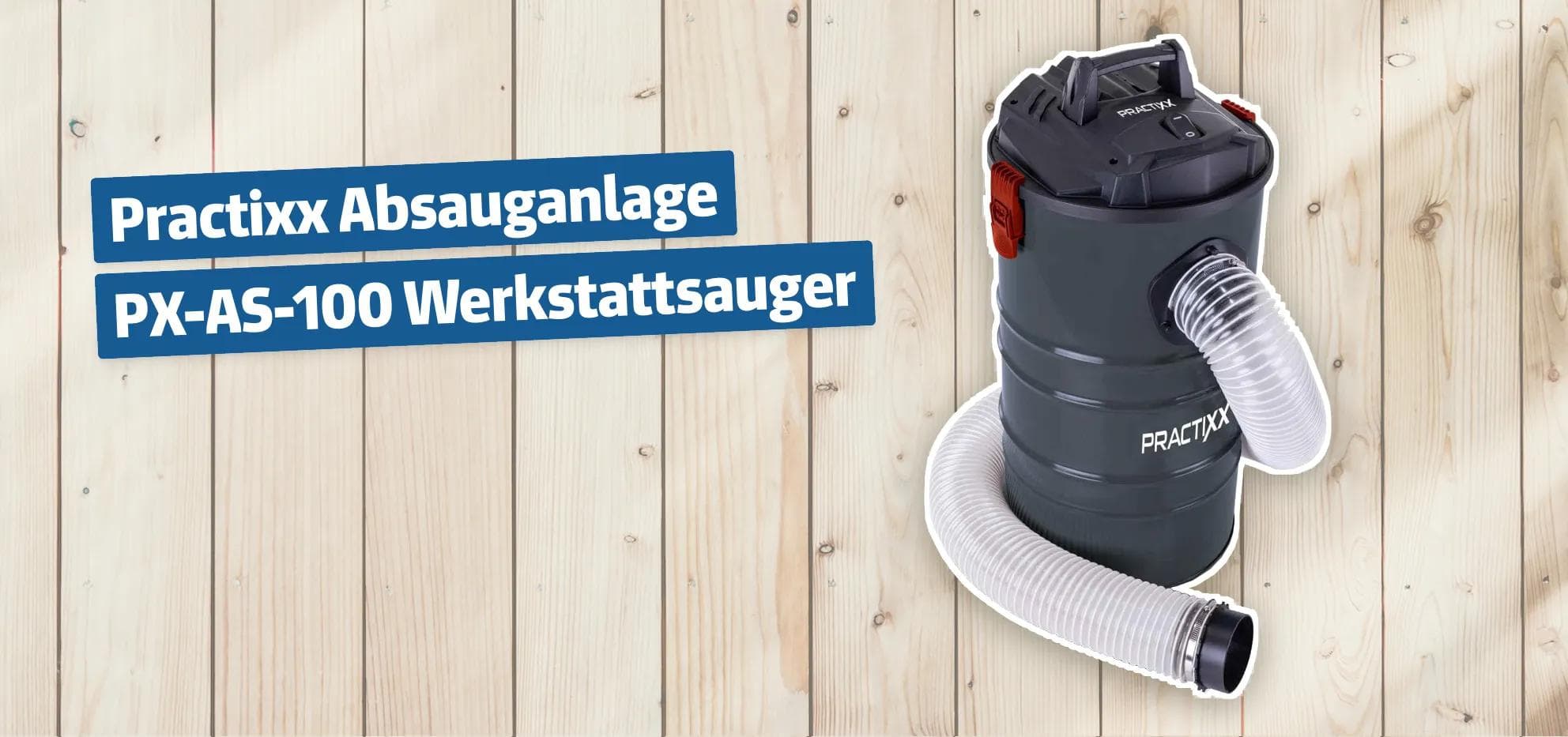 Practixx Absauganlage PX-AS-100 Werkstattsauger