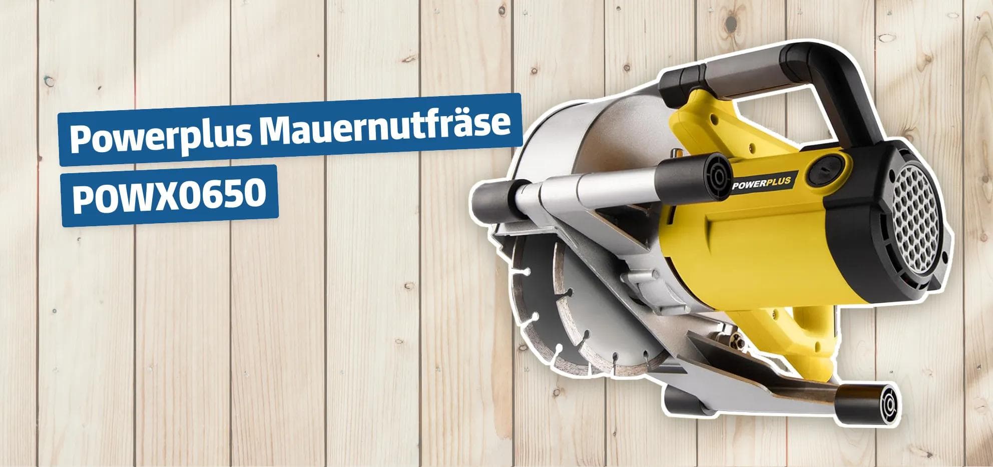 Powerplus Mauernutfräse POWX0650