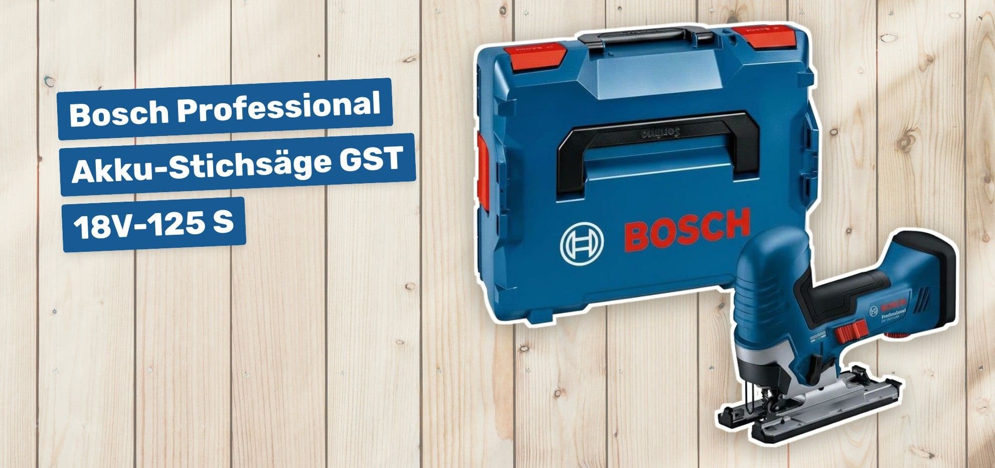 Bosch Professional Akku-Stichsäge GST 18V-125 S
