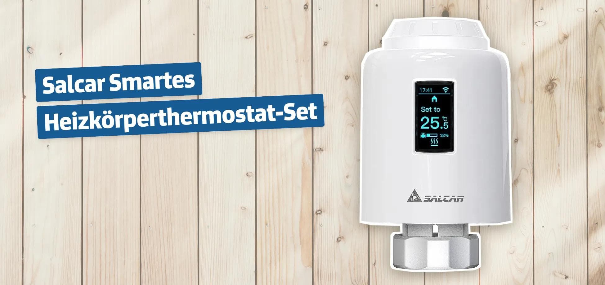 Salcar Smartes Heizkörperthermostat-Set