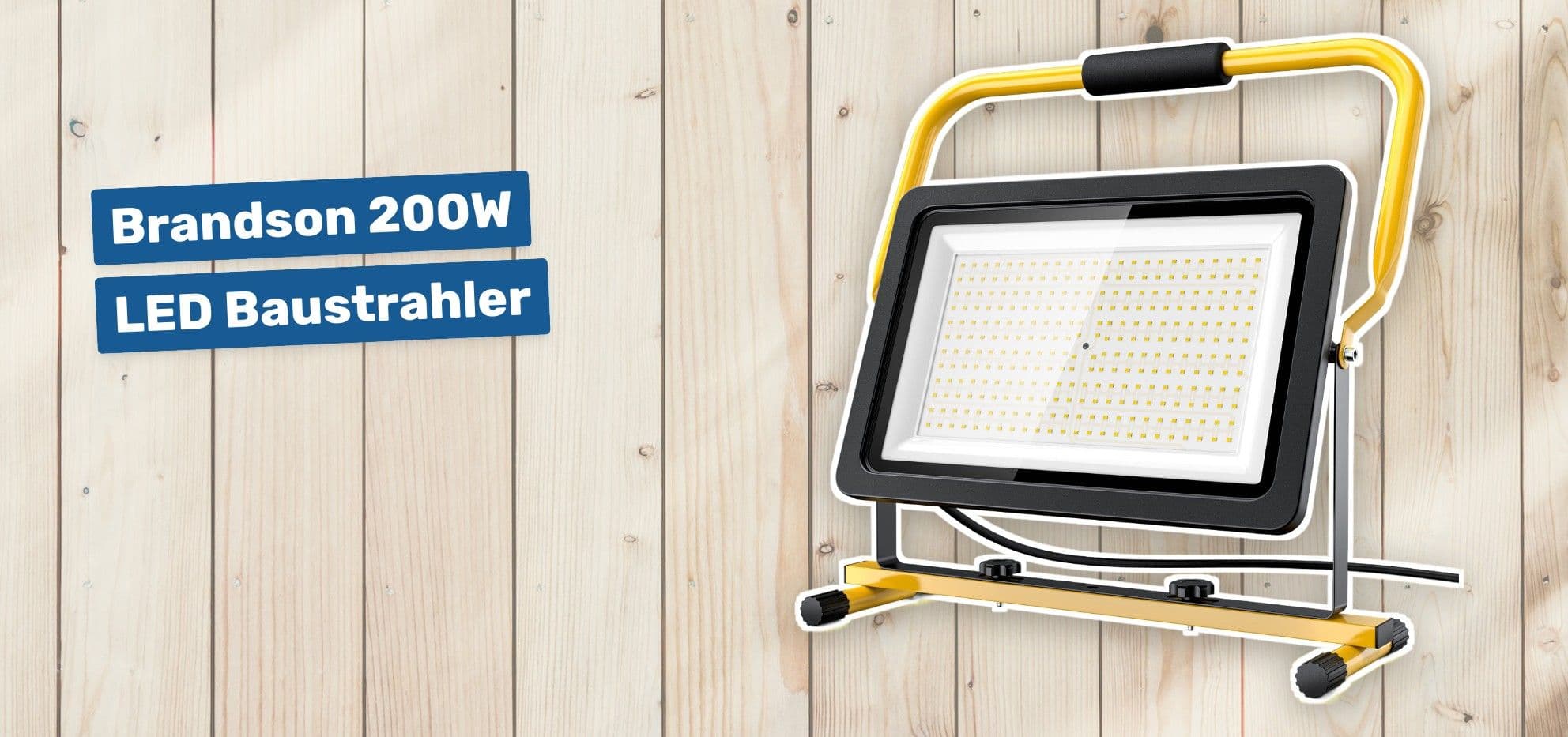 Brandson 200W LED Baustrahler