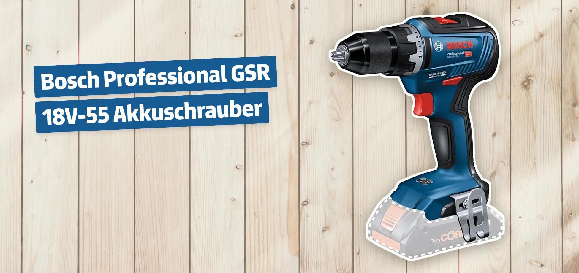 Bosch Professional GSR 18V-55 Akkuschrauber