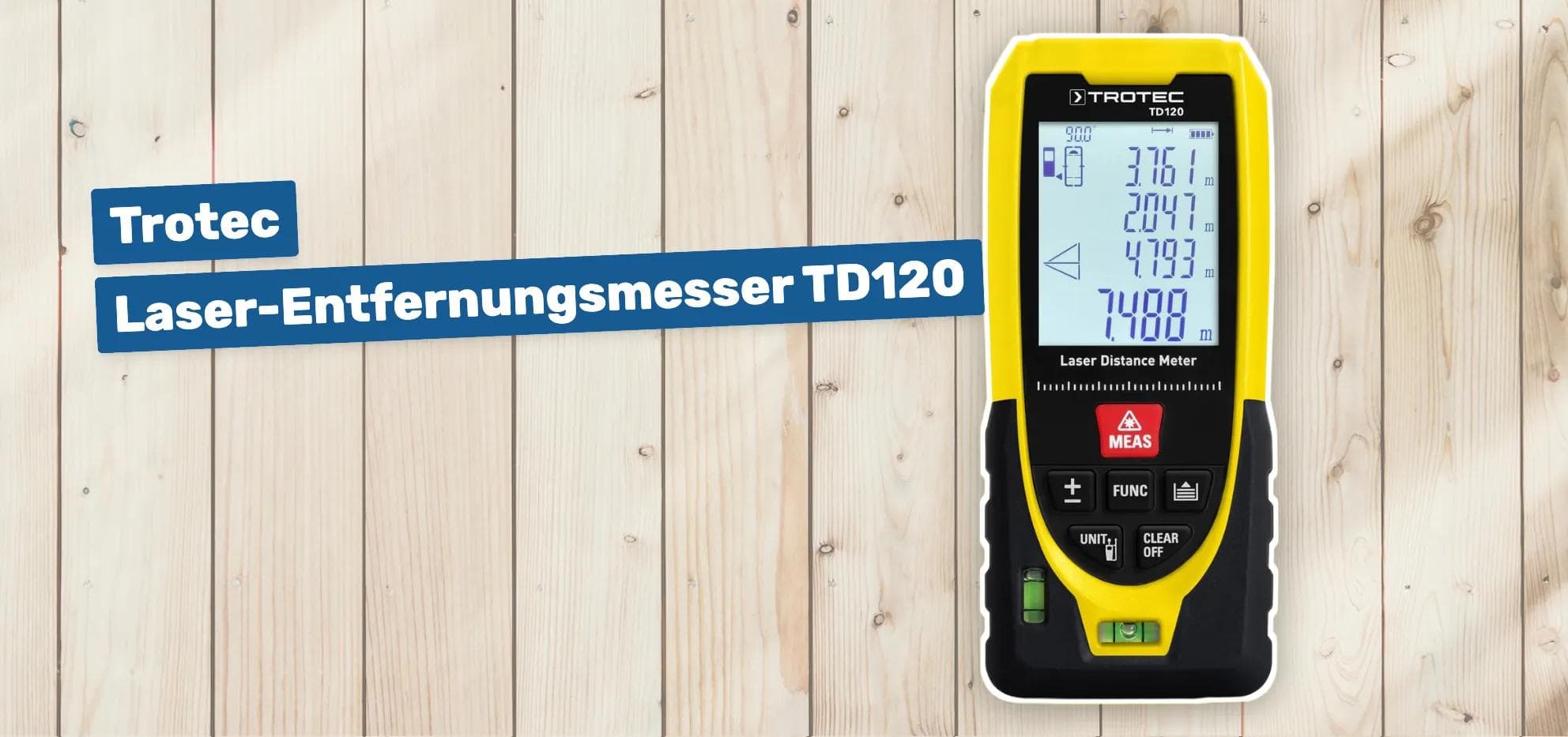 Trotec Laser-Entfernungsmesser TD120