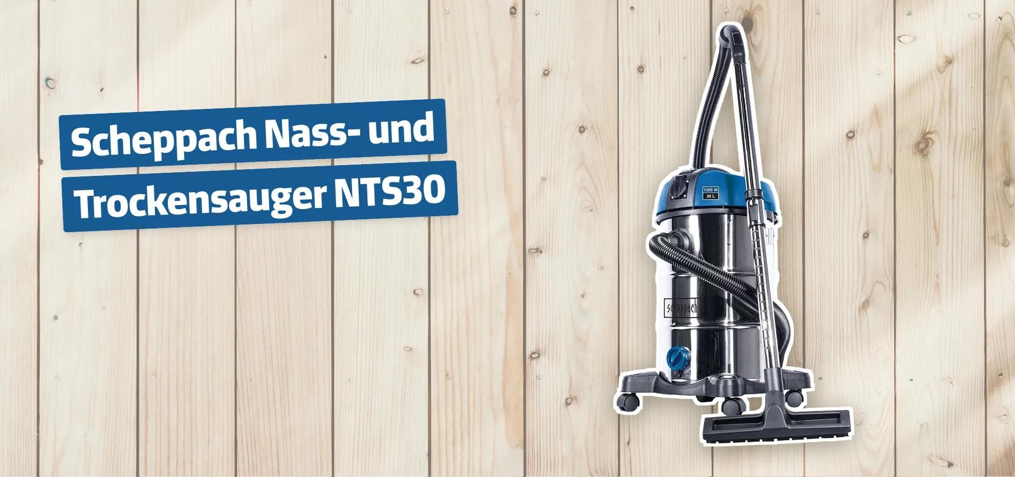 Scheppach Nass- und Trockensauger NTS30